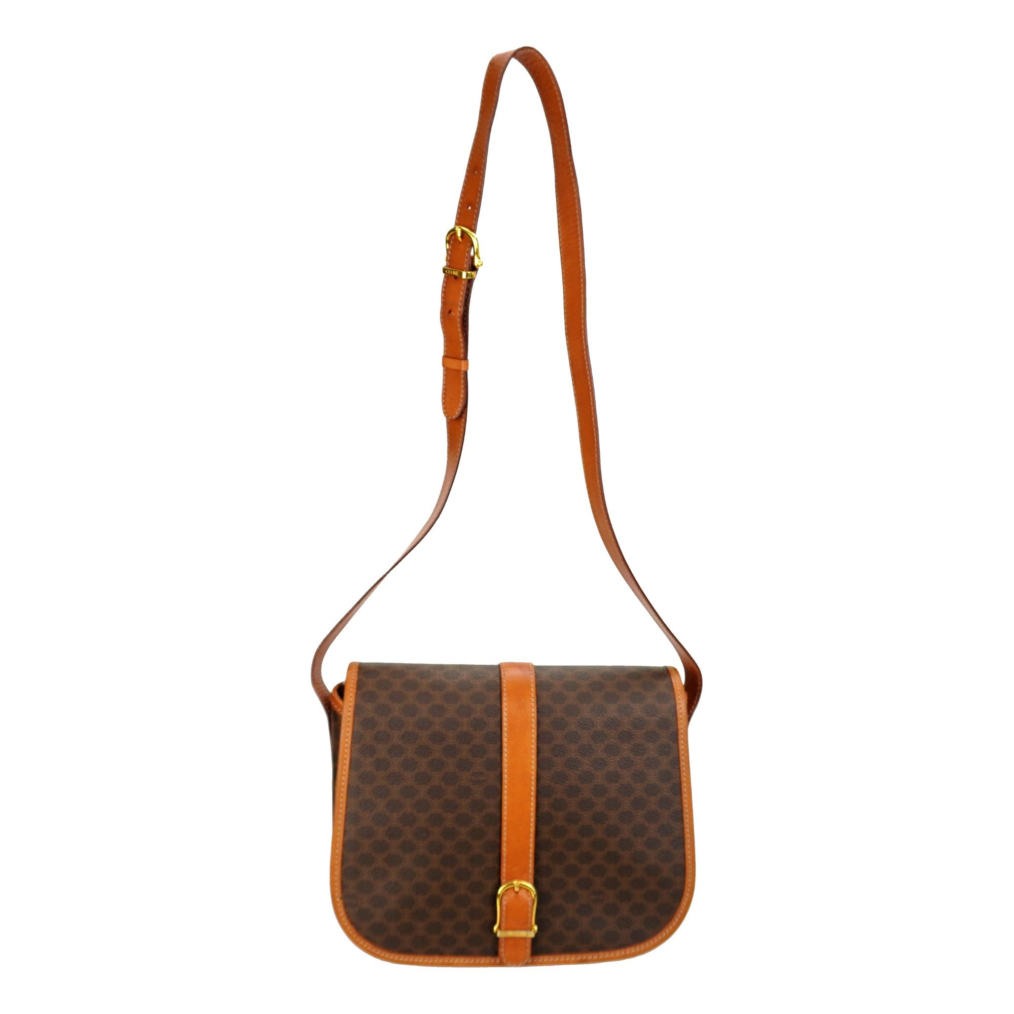 Triomphe leather crossbody bag