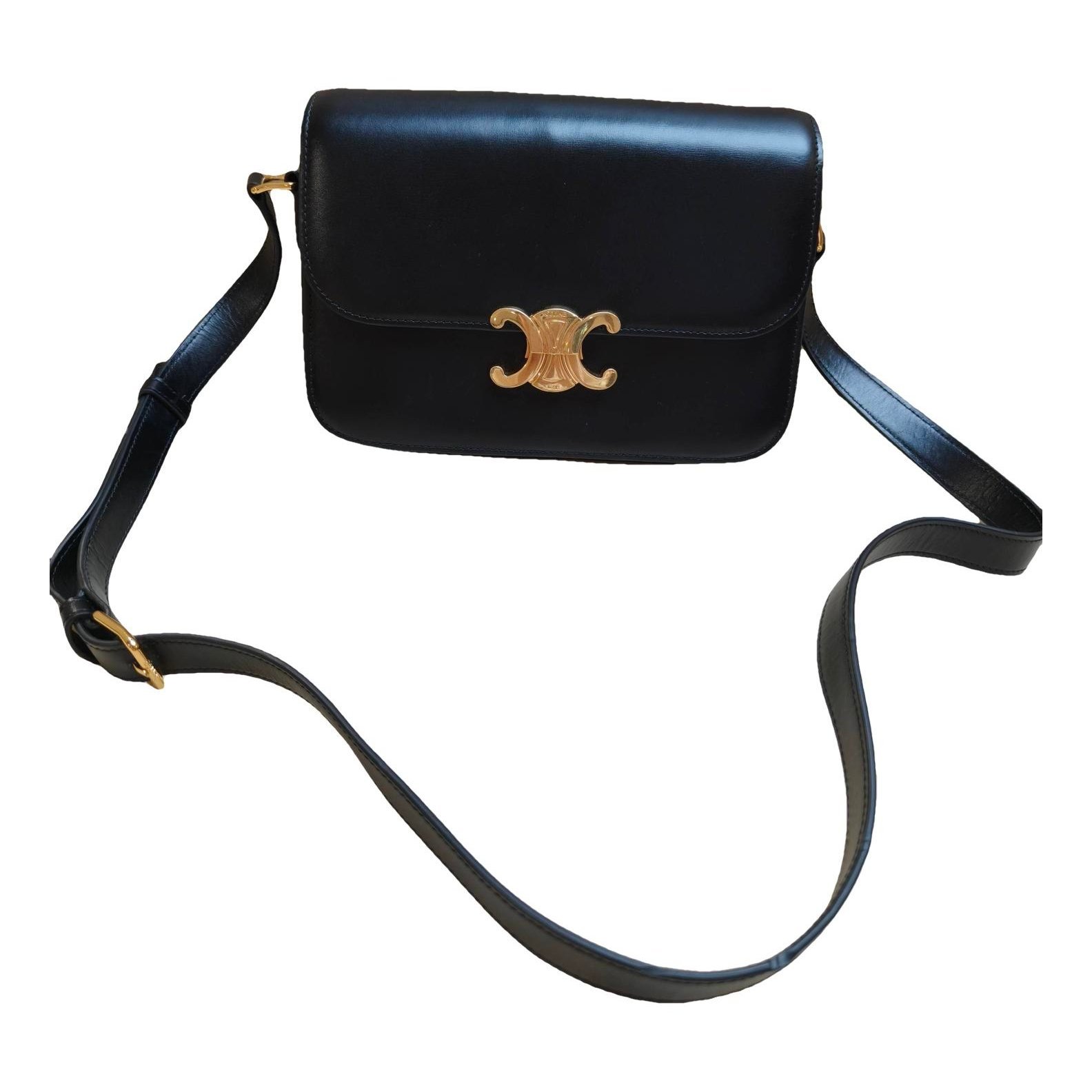 Triomphe leather handbag
