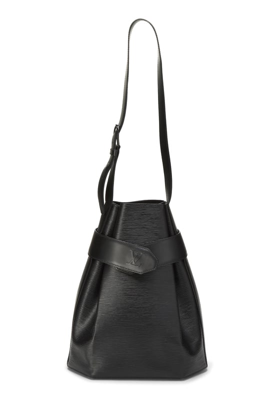 Black Epi Sac D'epaule GM