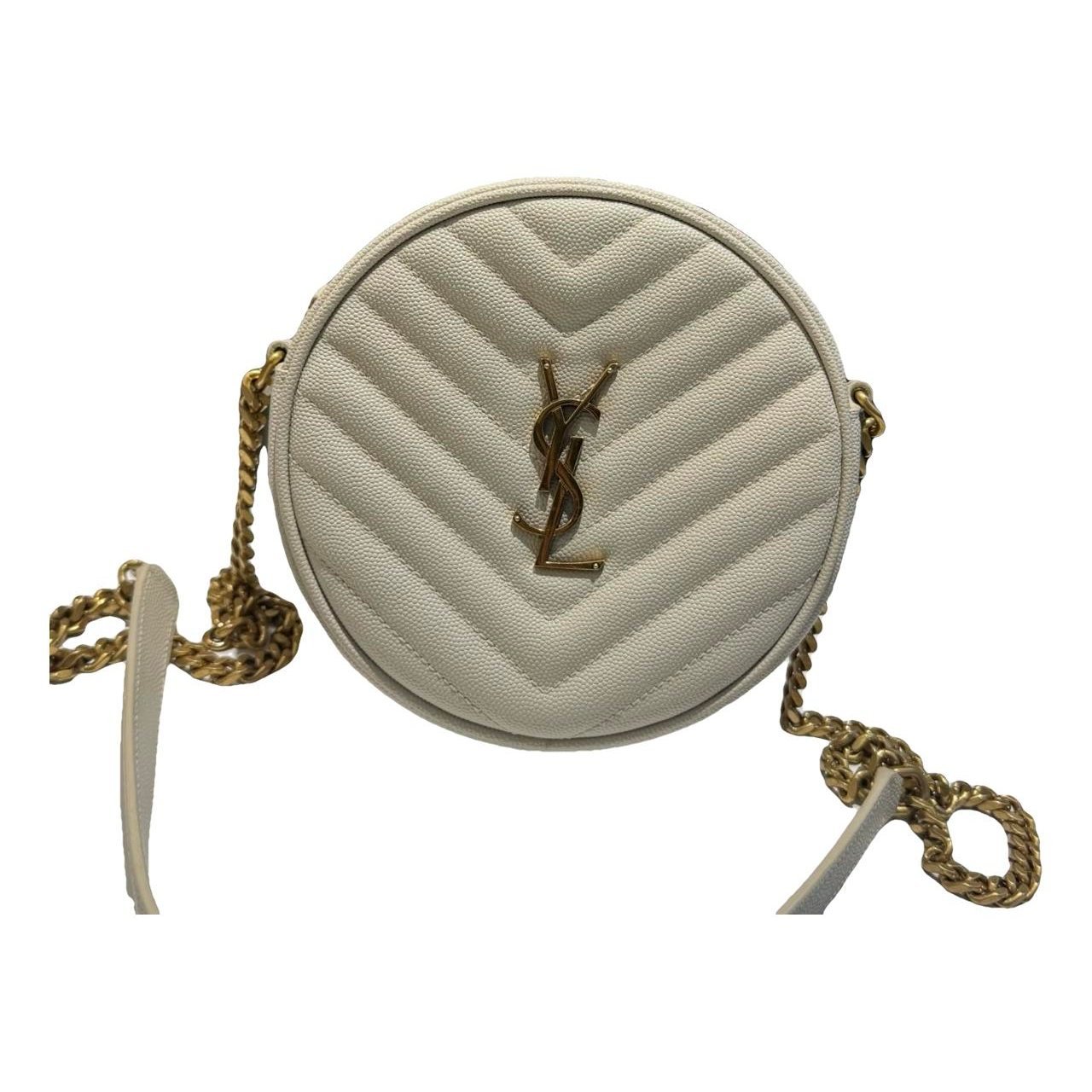 Vinyle leather handbag