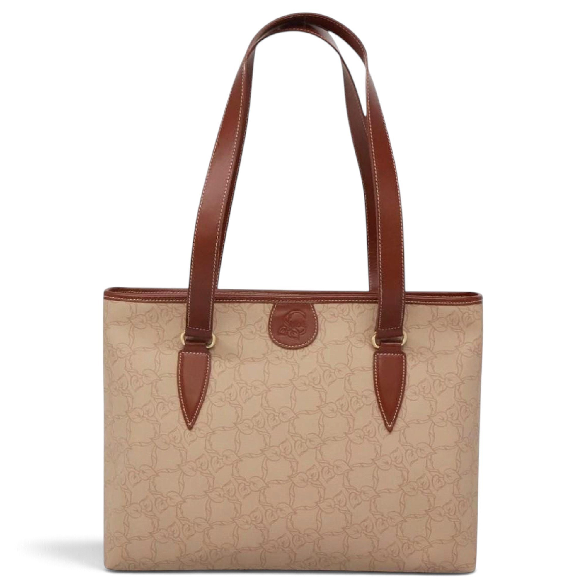 Leather tote