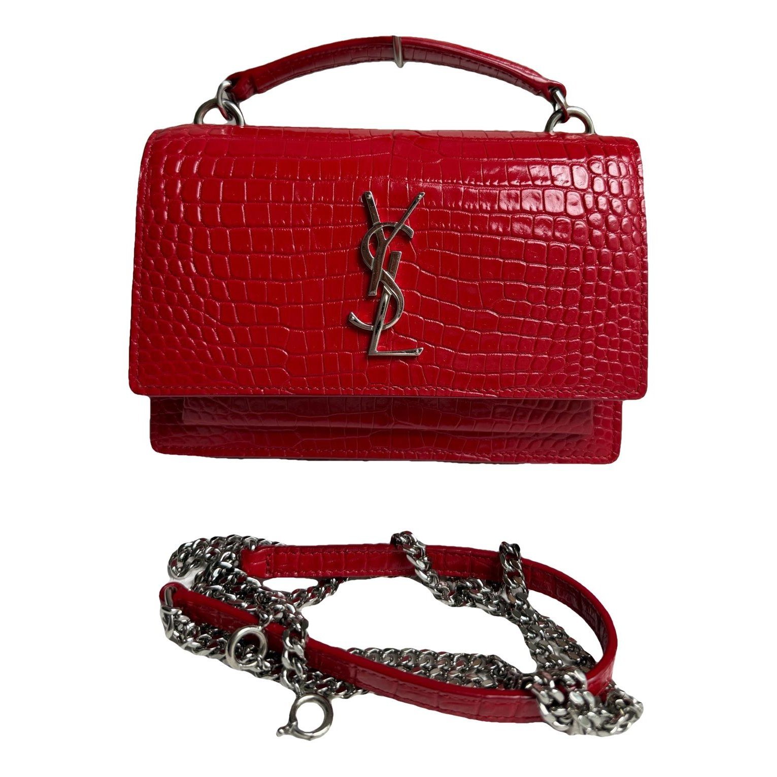 Sunset leather handbag