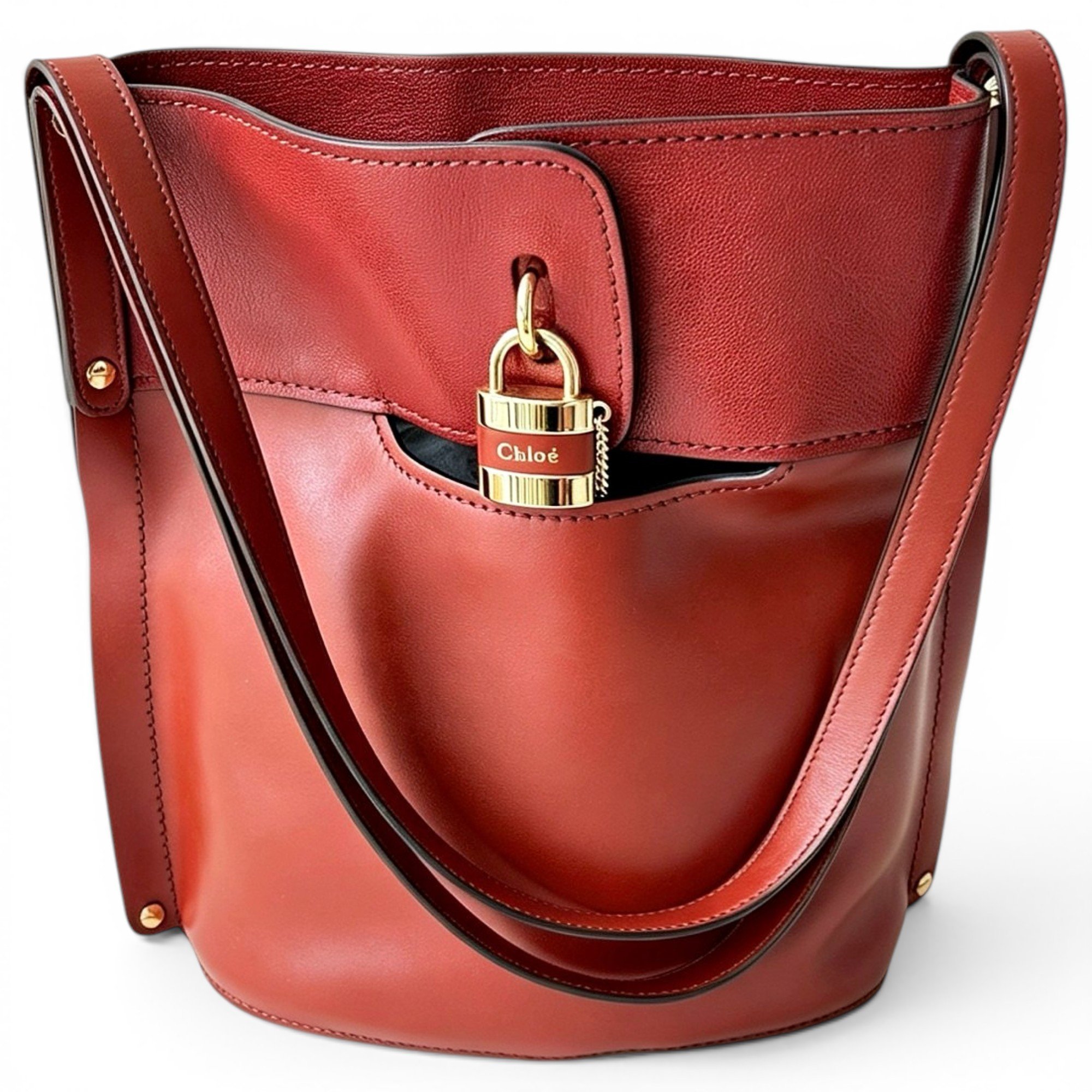 Aby Lock leather bag