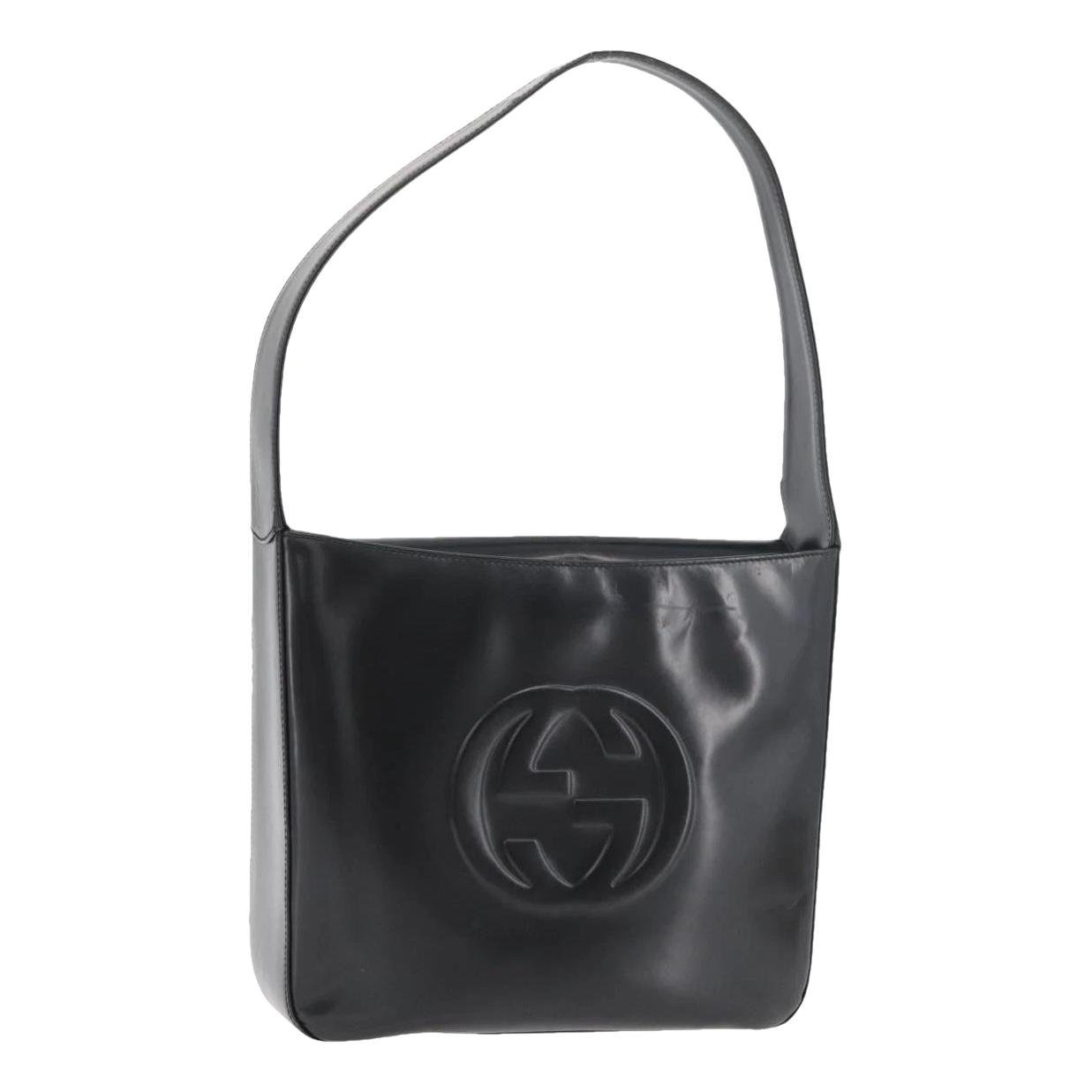 Patent leather handbag