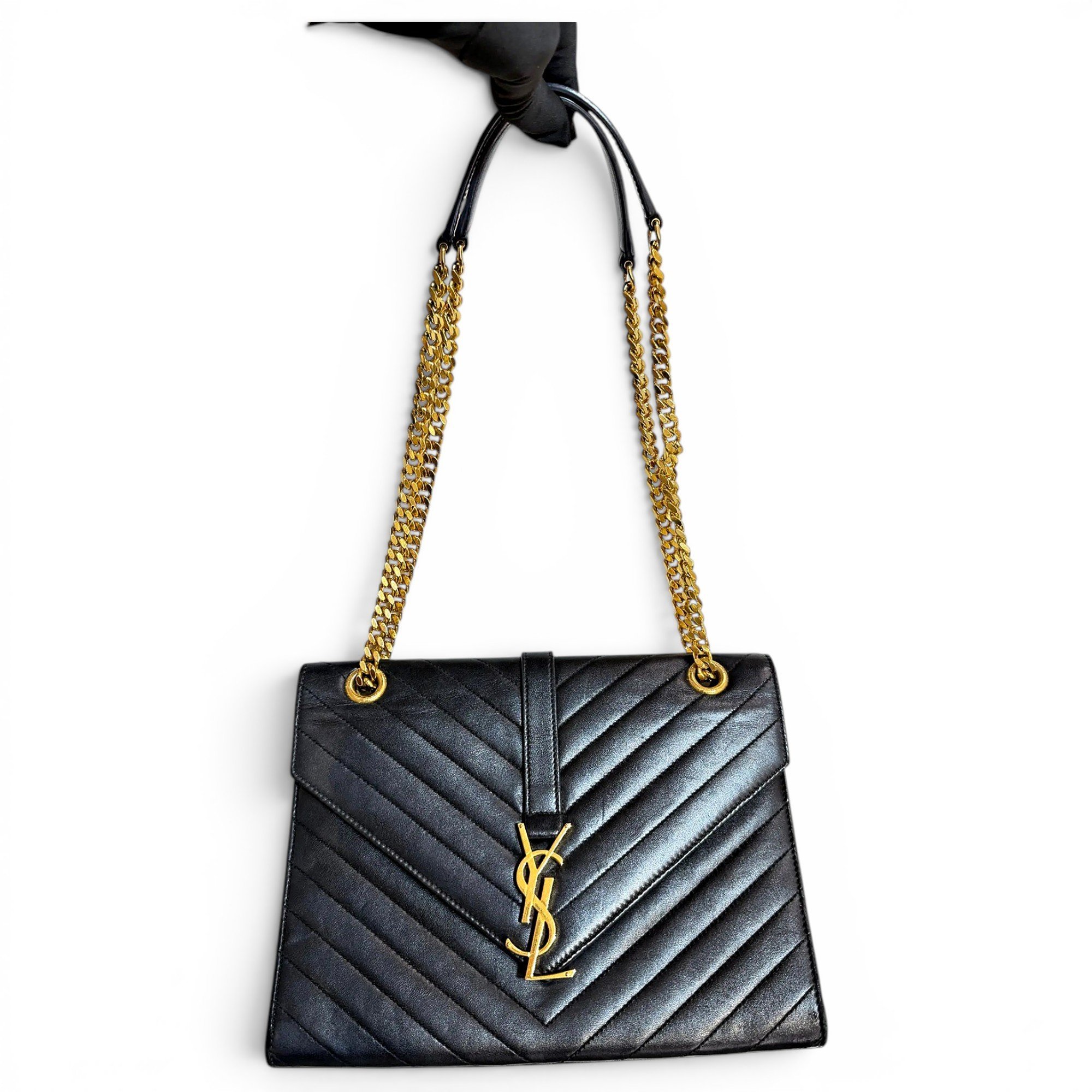 Collége monogramme leather crossbody bag