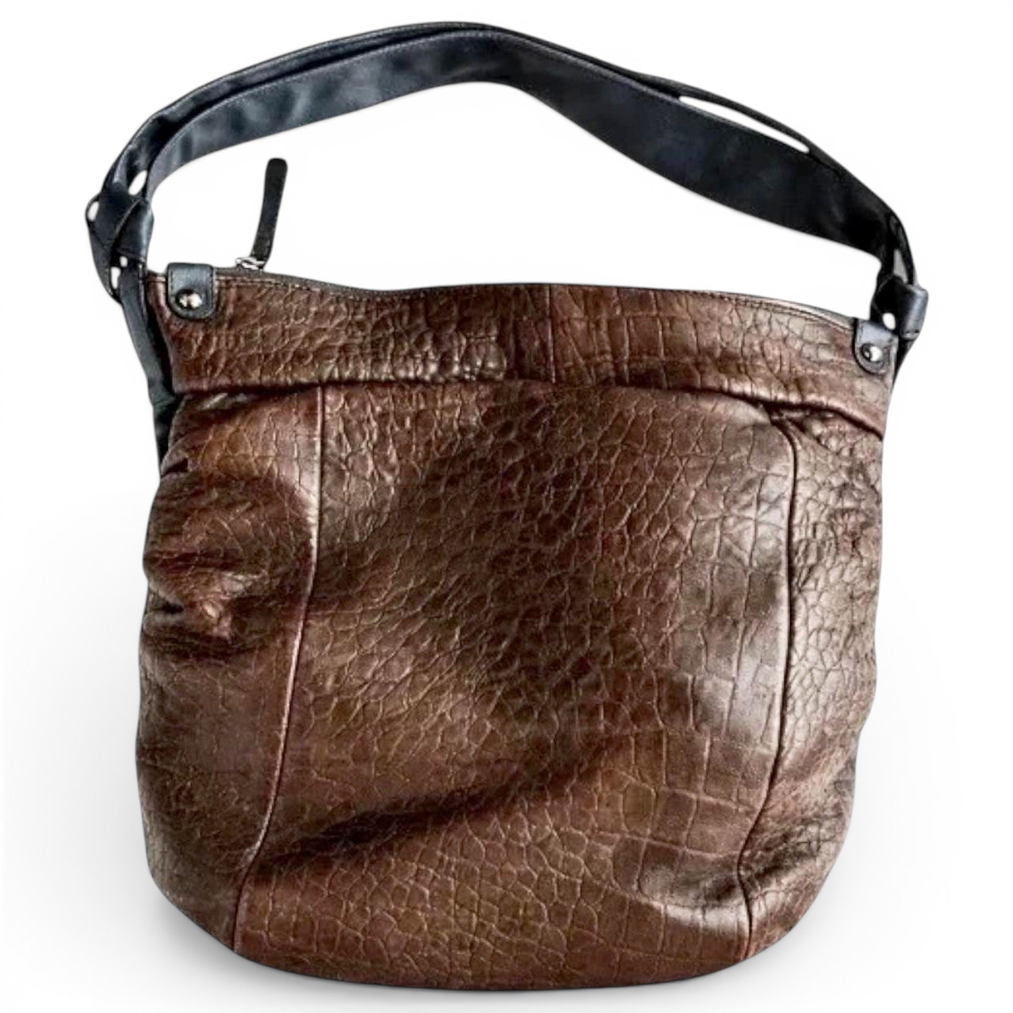 Leather handbag