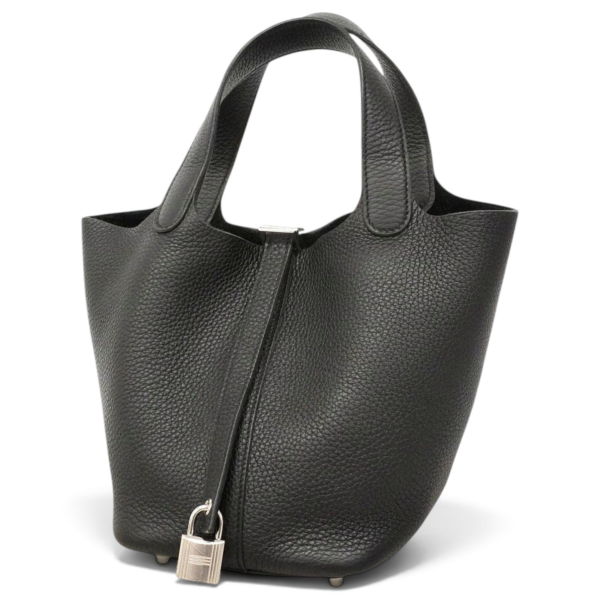 Picotin leather handbag