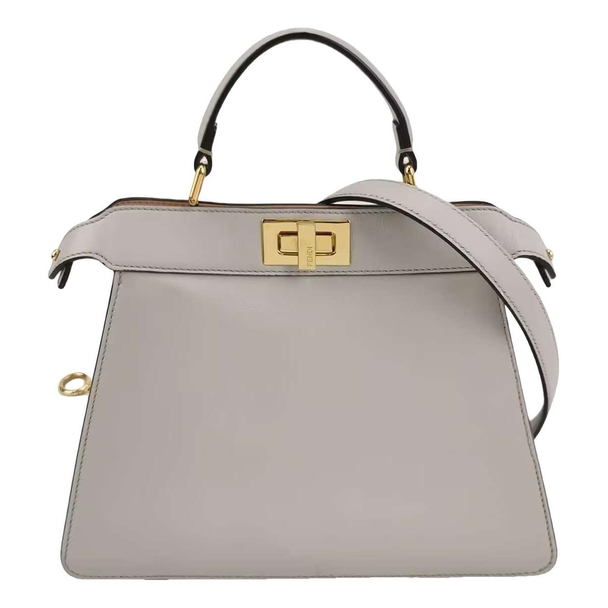 Peekaboo leather handbag