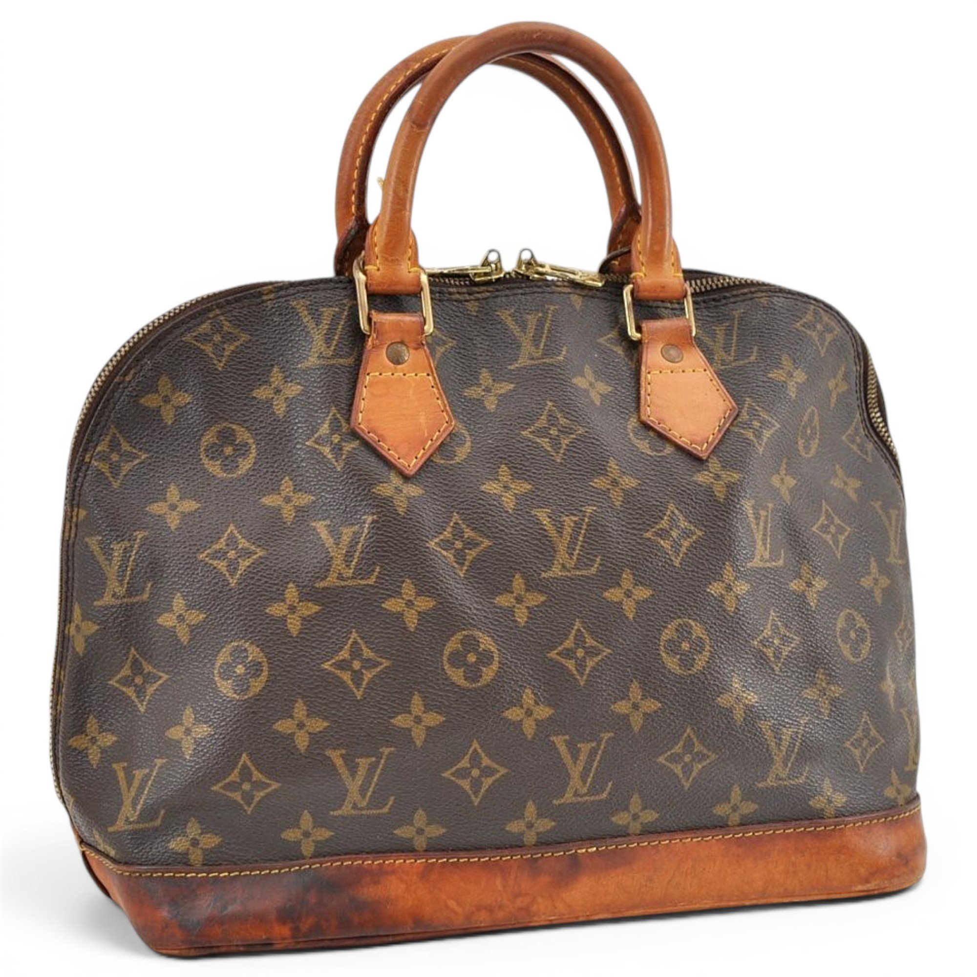 Alma leather handbag