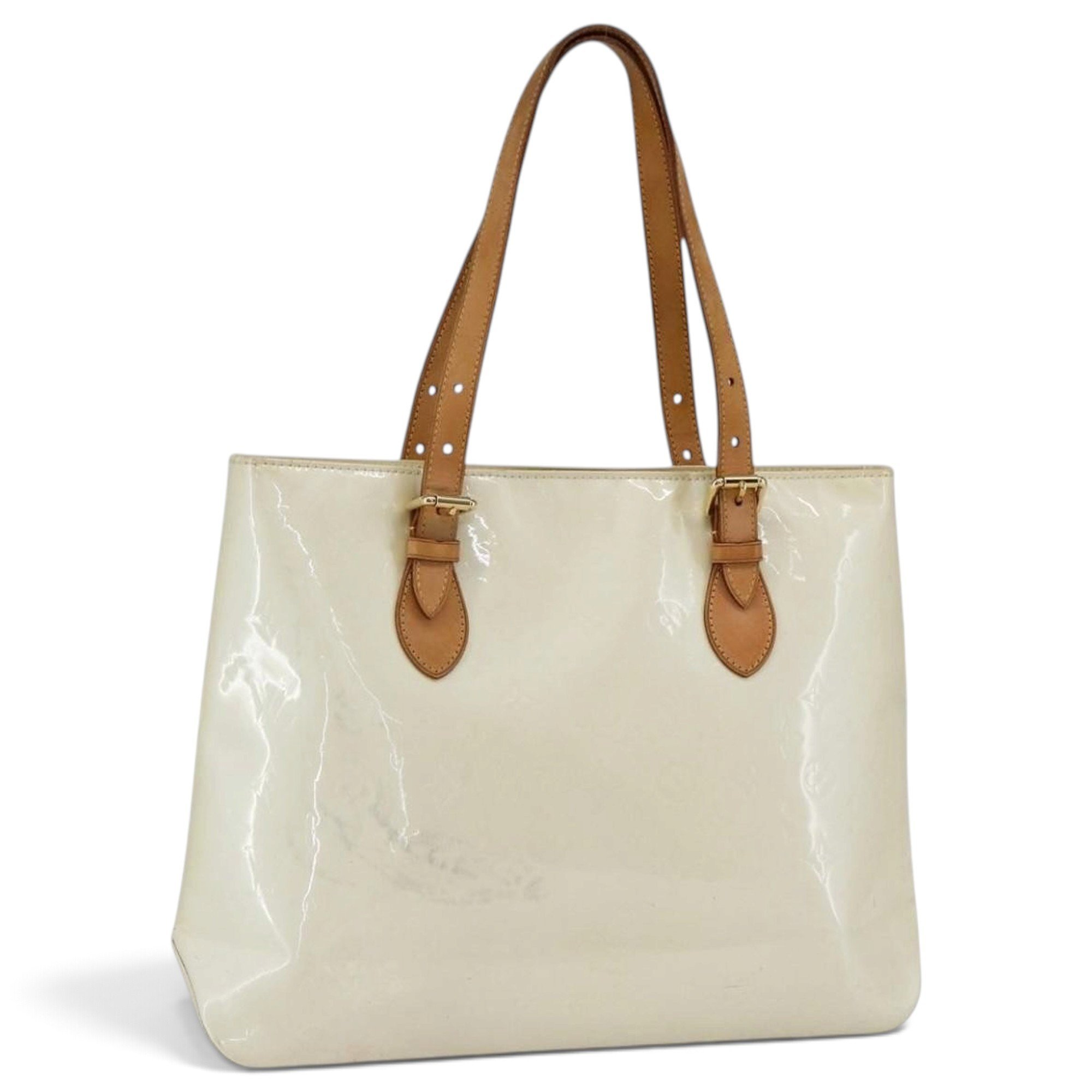 Patent leather handbag