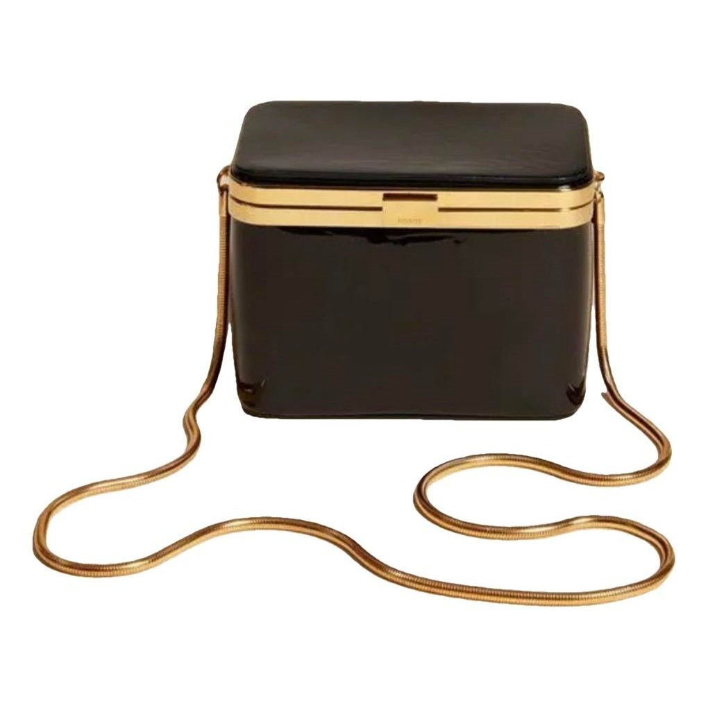 Patent leather crossbody bag