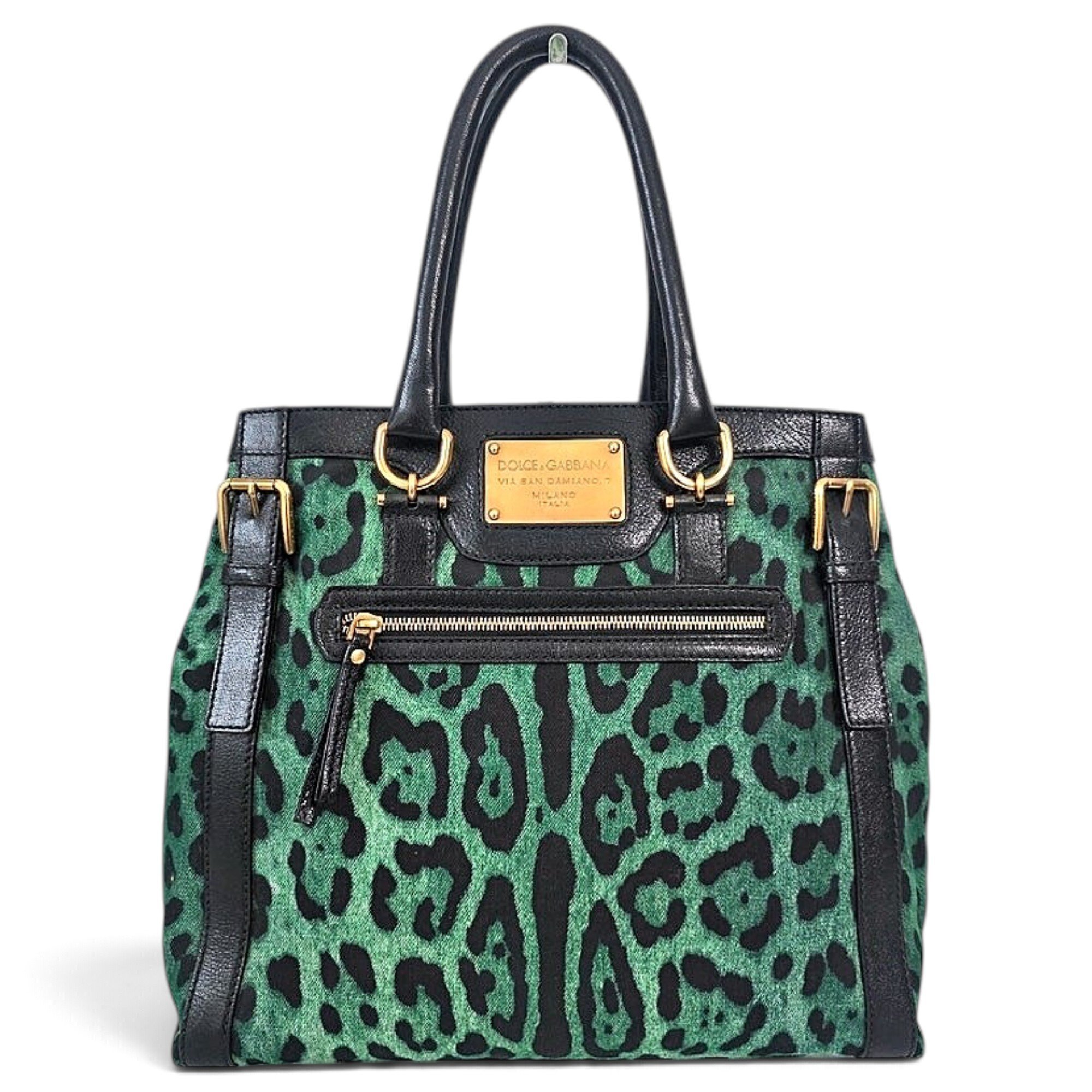 Leather tote