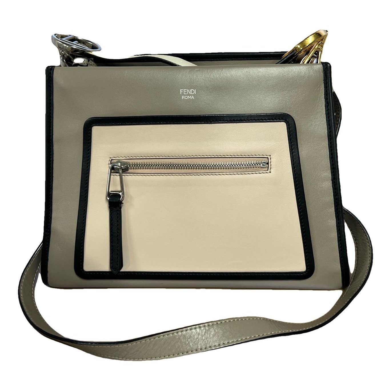 Runaway leather handbag