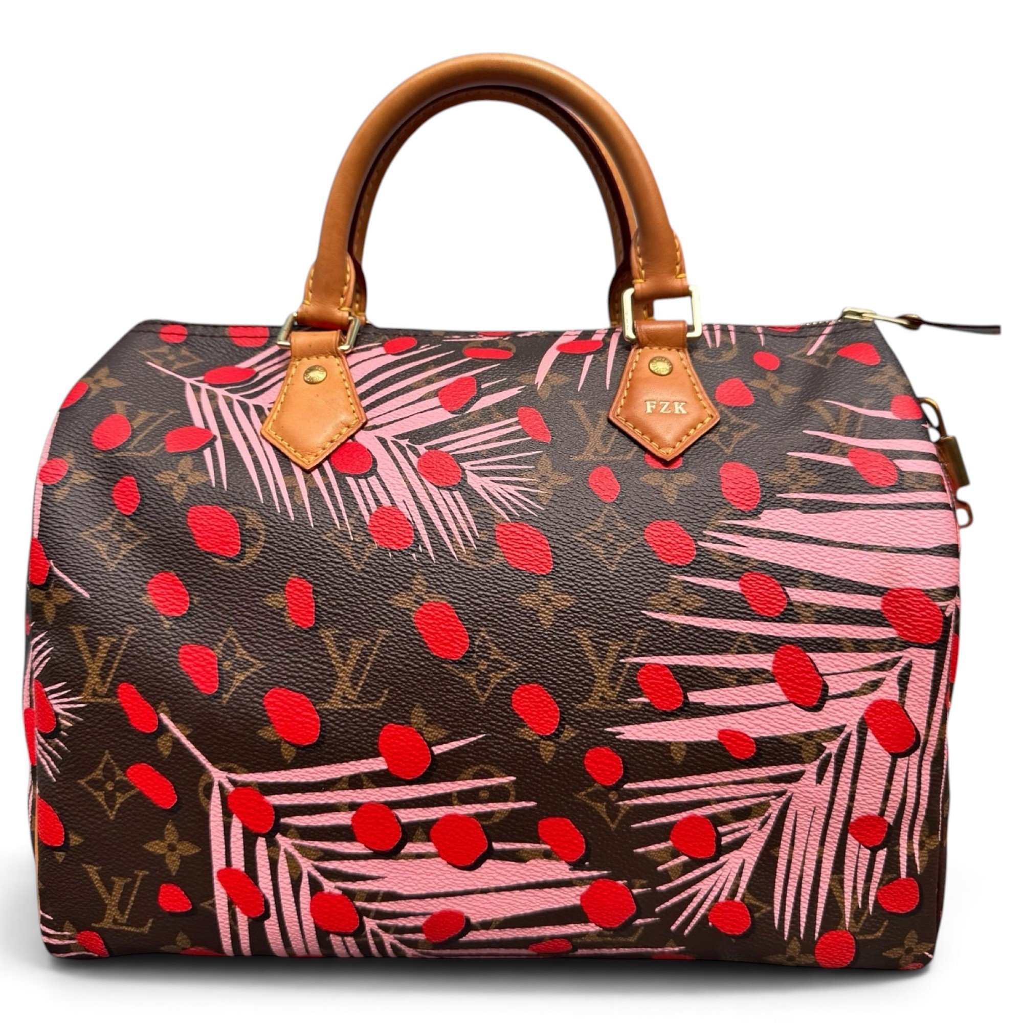 Speedy leather bag