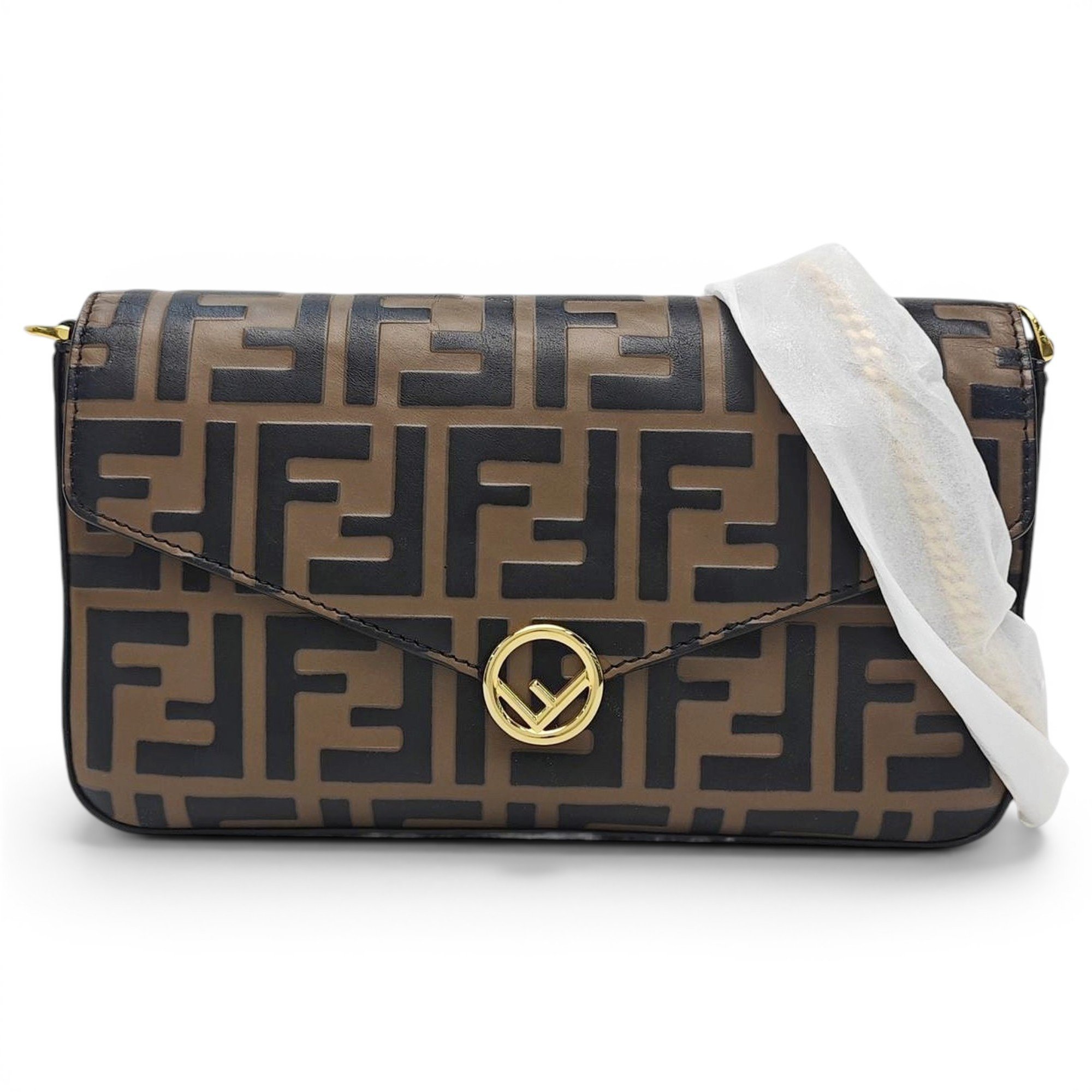 Baguette leather handbag