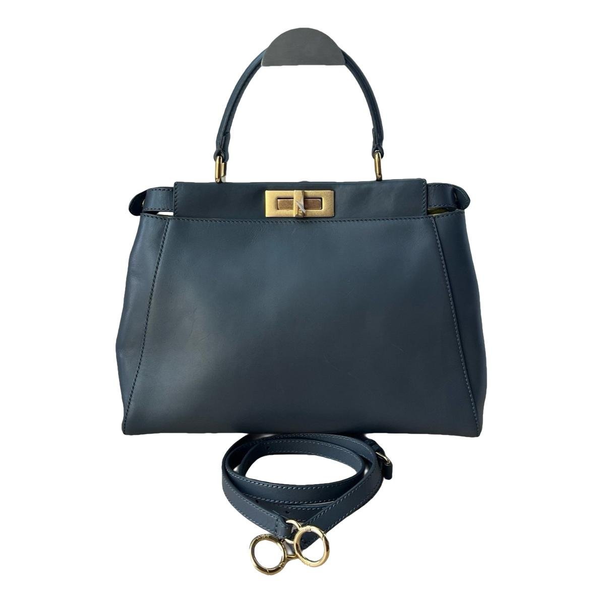 Peekaboo leather handbag