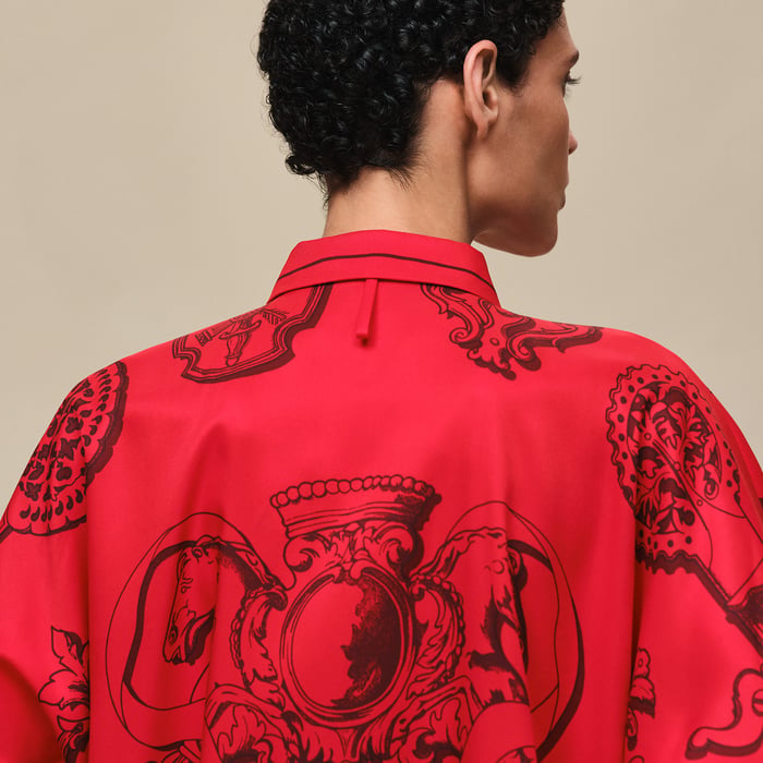 Rouge Amazone "Ferronnerie Remix" Shirt Dress