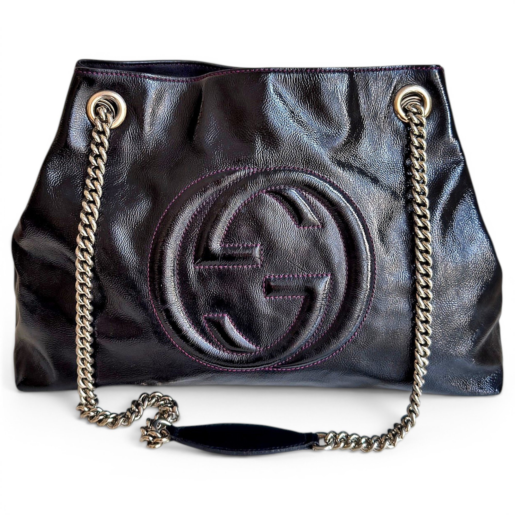 Soho patent leather tote