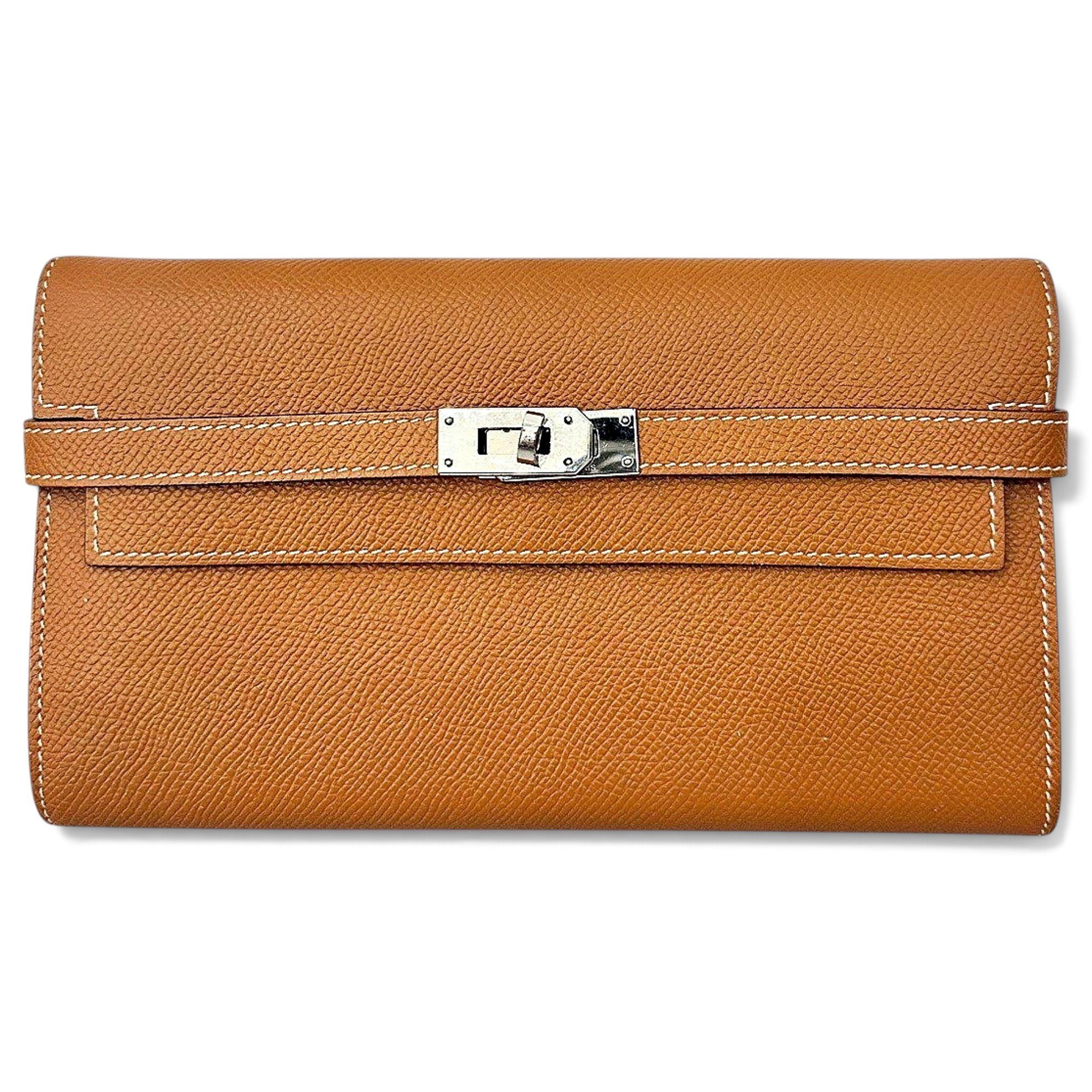 Kelly to go leather clutch bag