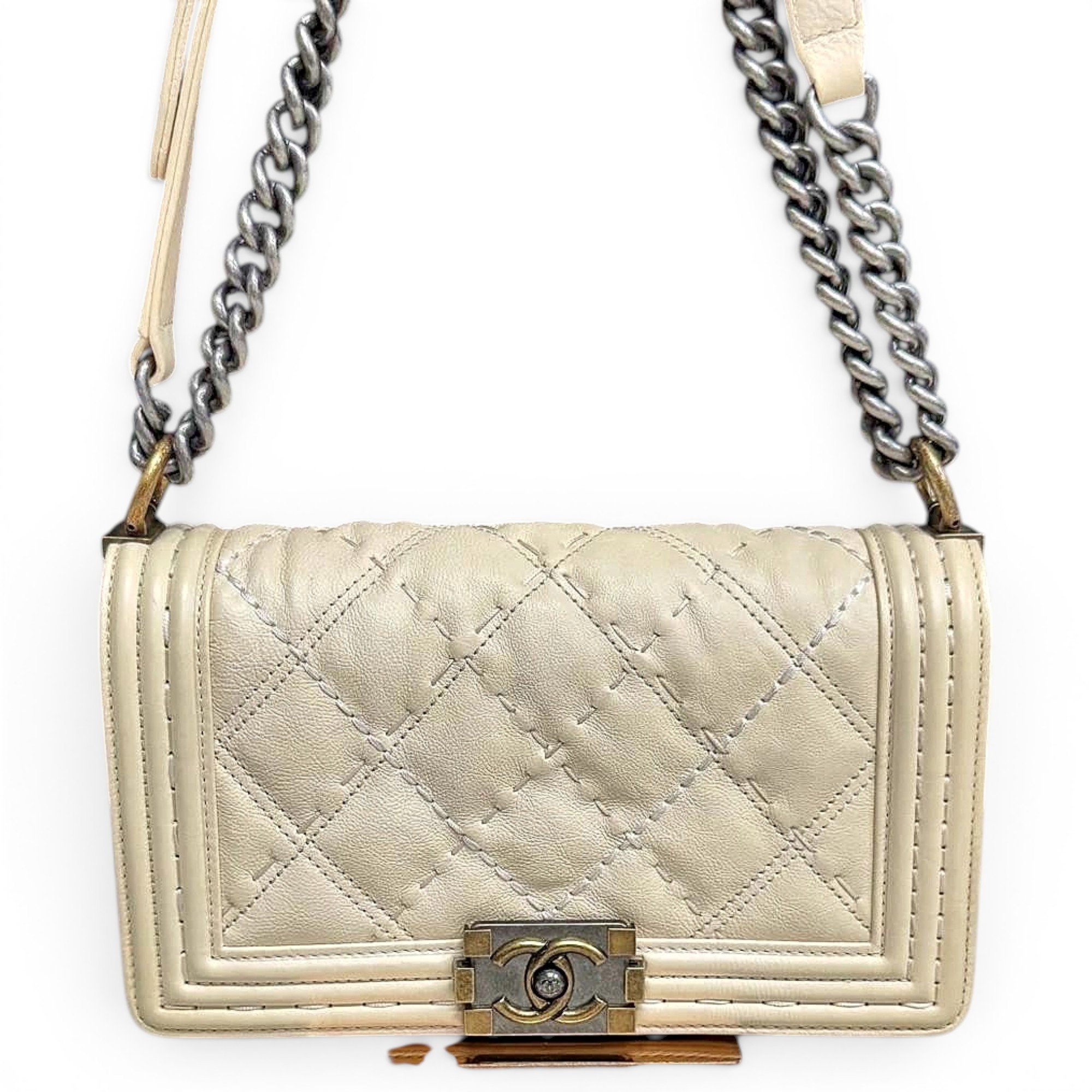 Leather handbag