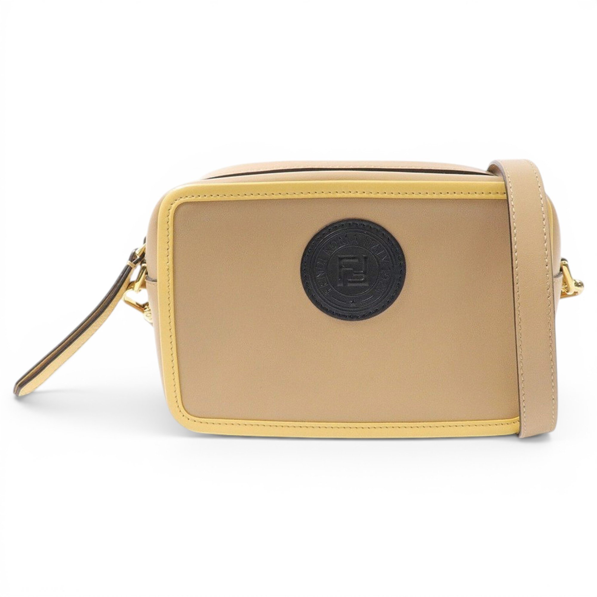 Camera case leather crossbody bag