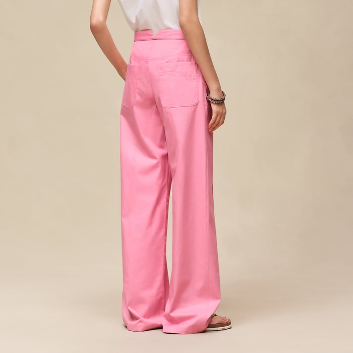 Rose Bonbon Loose Fit Pants