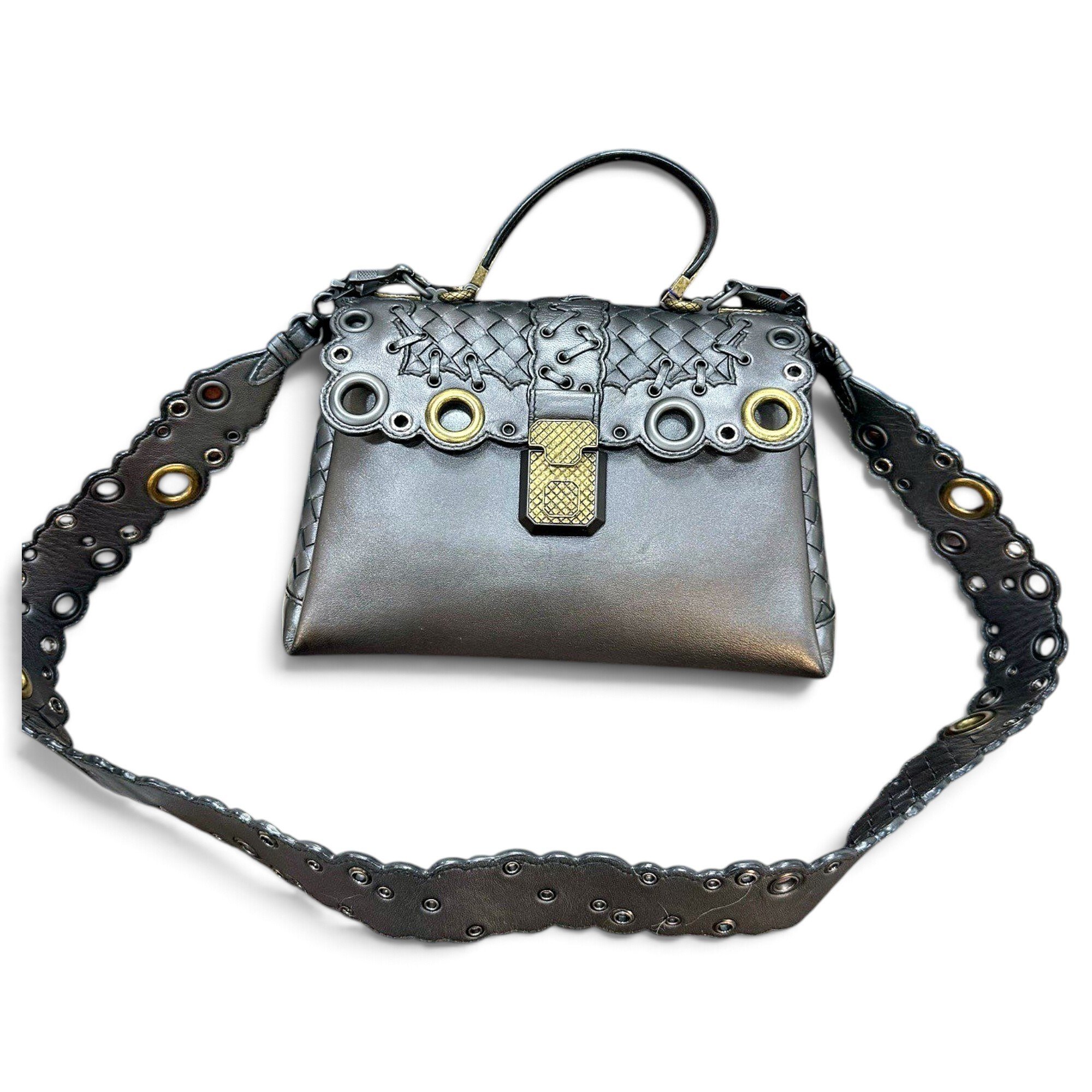 Leather crossbody bag