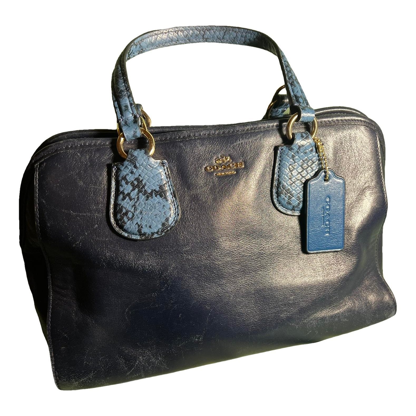 Leather satchel