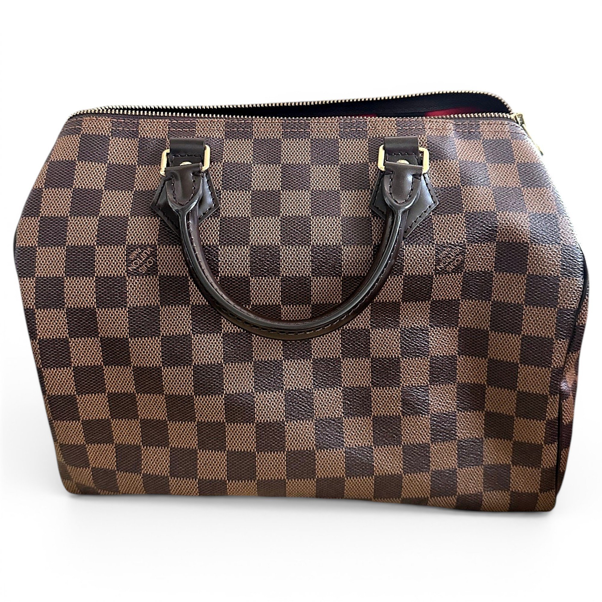Speedy leather handbag