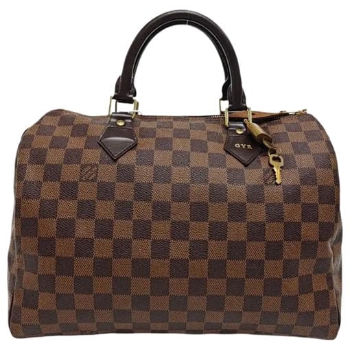 Nano Speedy / Mini HL leather handbag