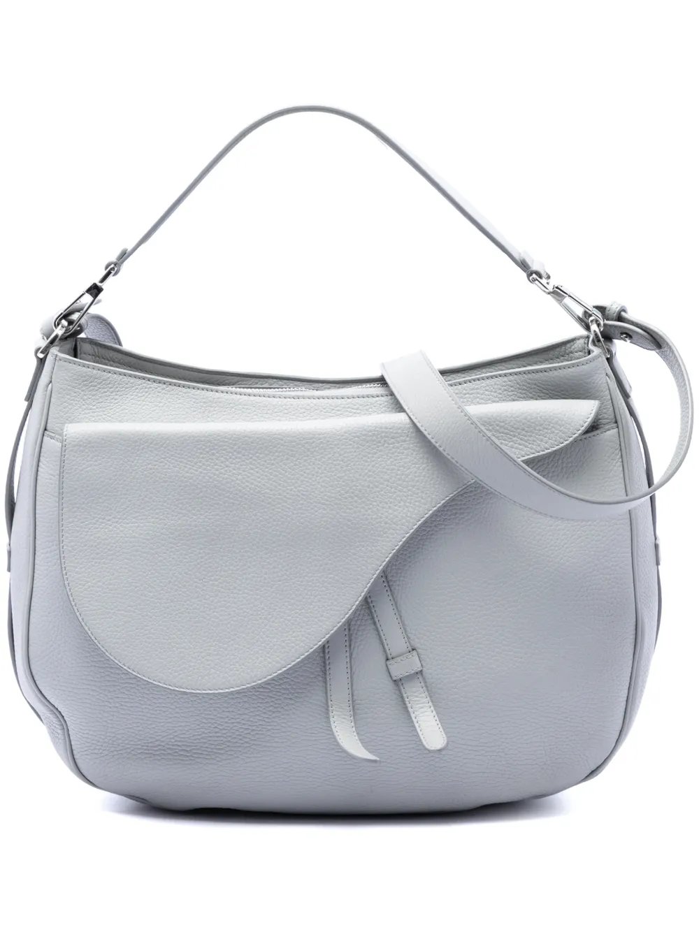 Dior 2021 Grained Calfskin Saddle Soft Bag satchel