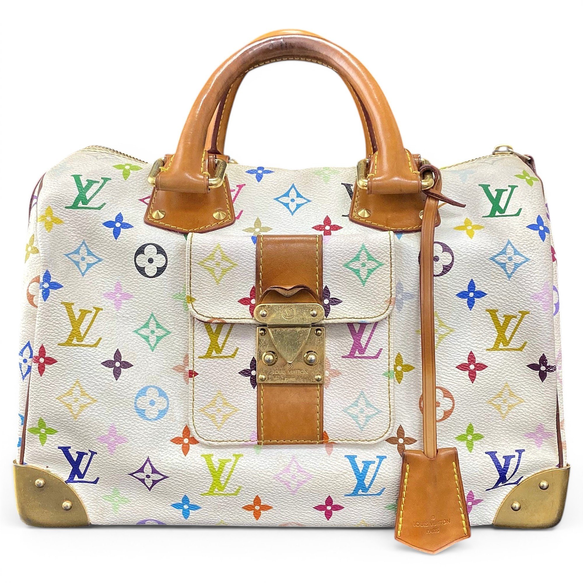 Speedy leather handbag