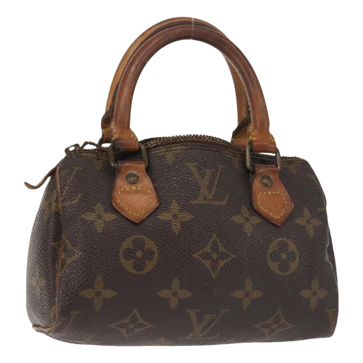Nano Speedy / Mini HL leather handbag