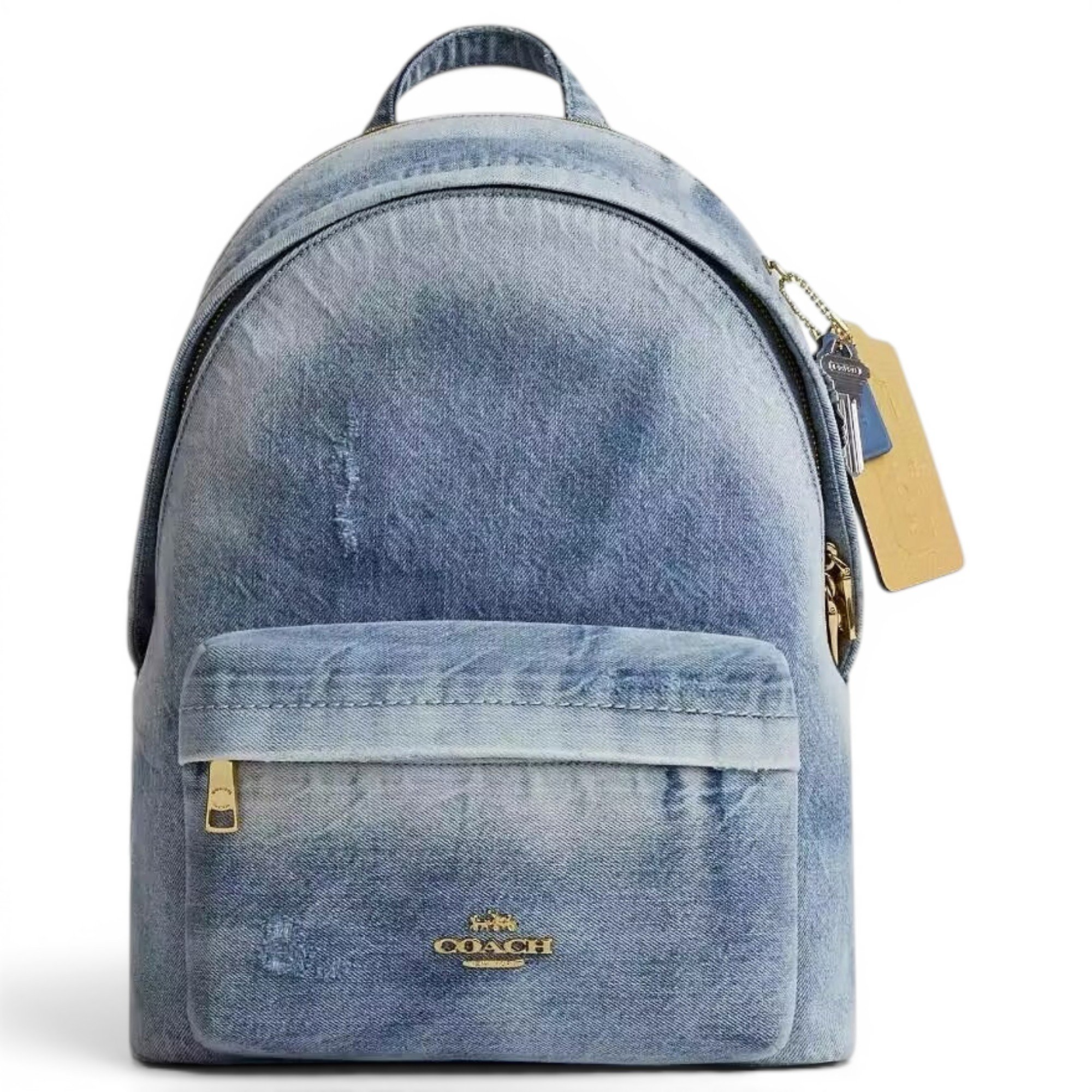 Leather backpack