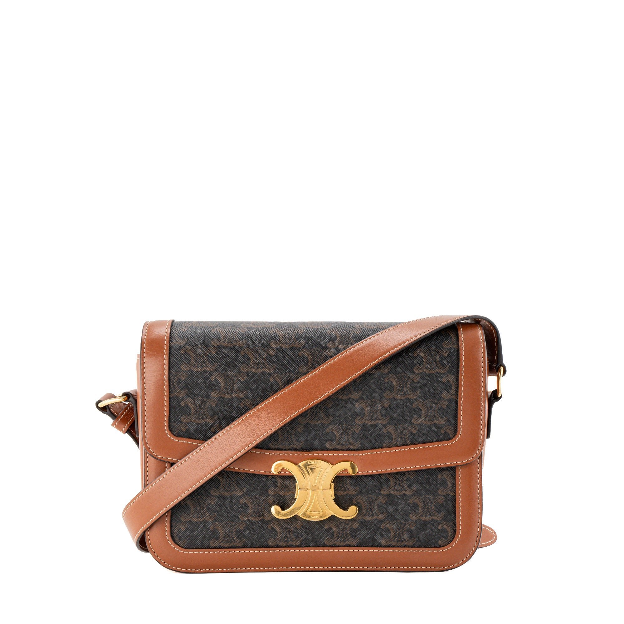 Triomphe leather bag