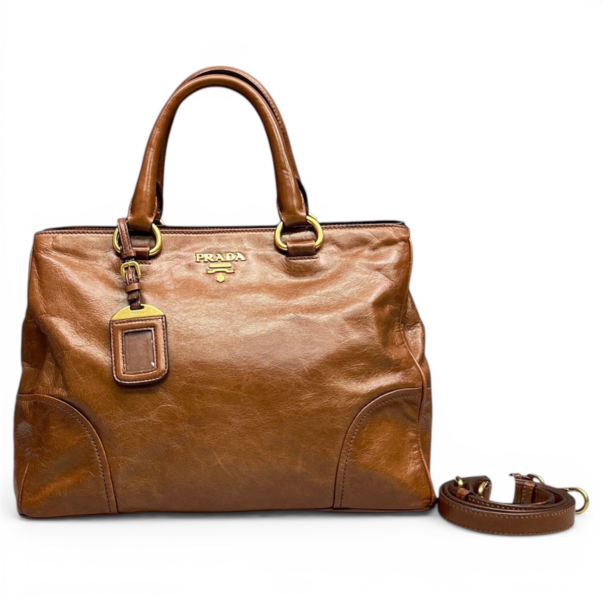 Leather handbag