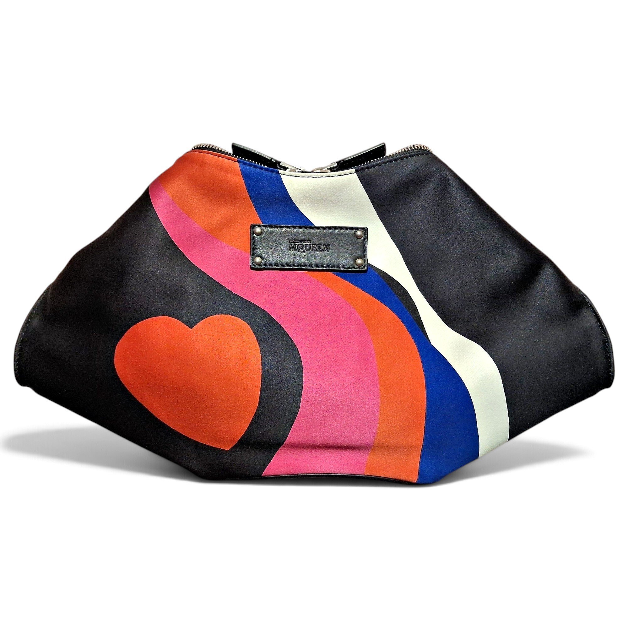 Manta silk clutch bag