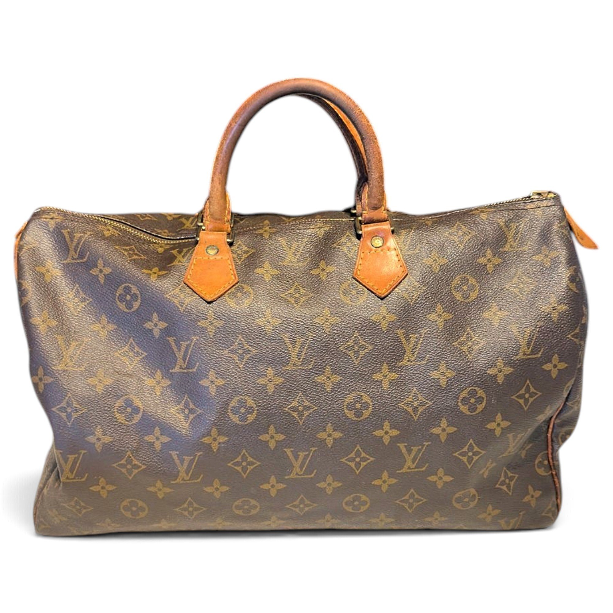 Speedy leather handbag