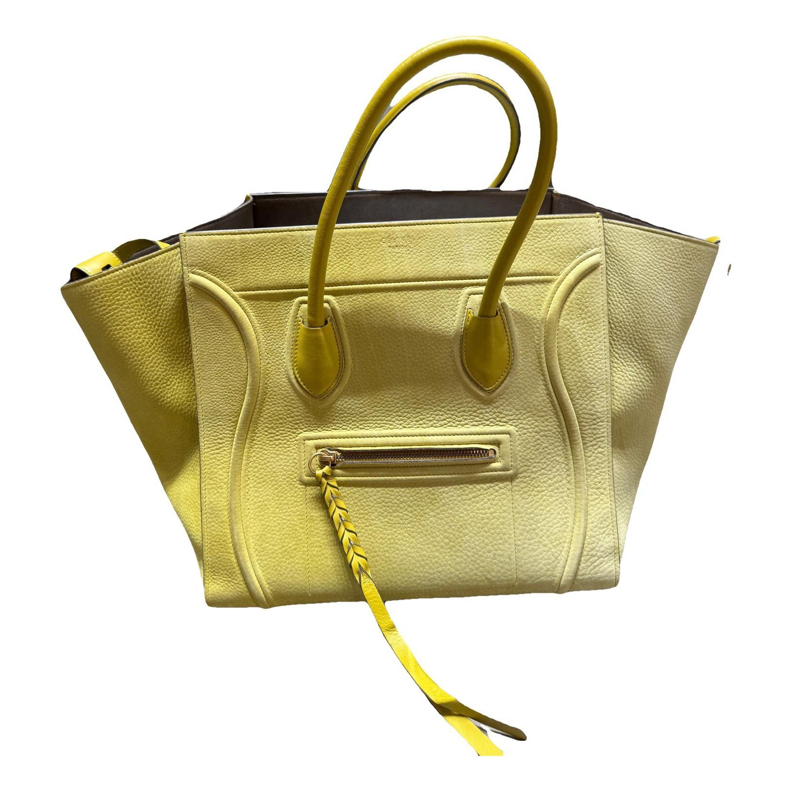 Luggage leather handbag