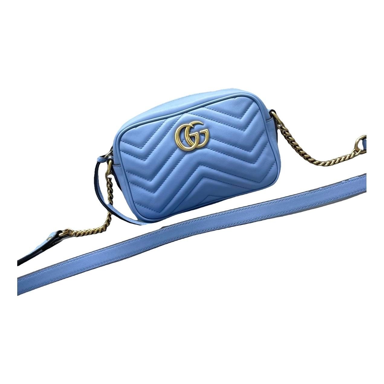Pearly GG Marmont leather handbag