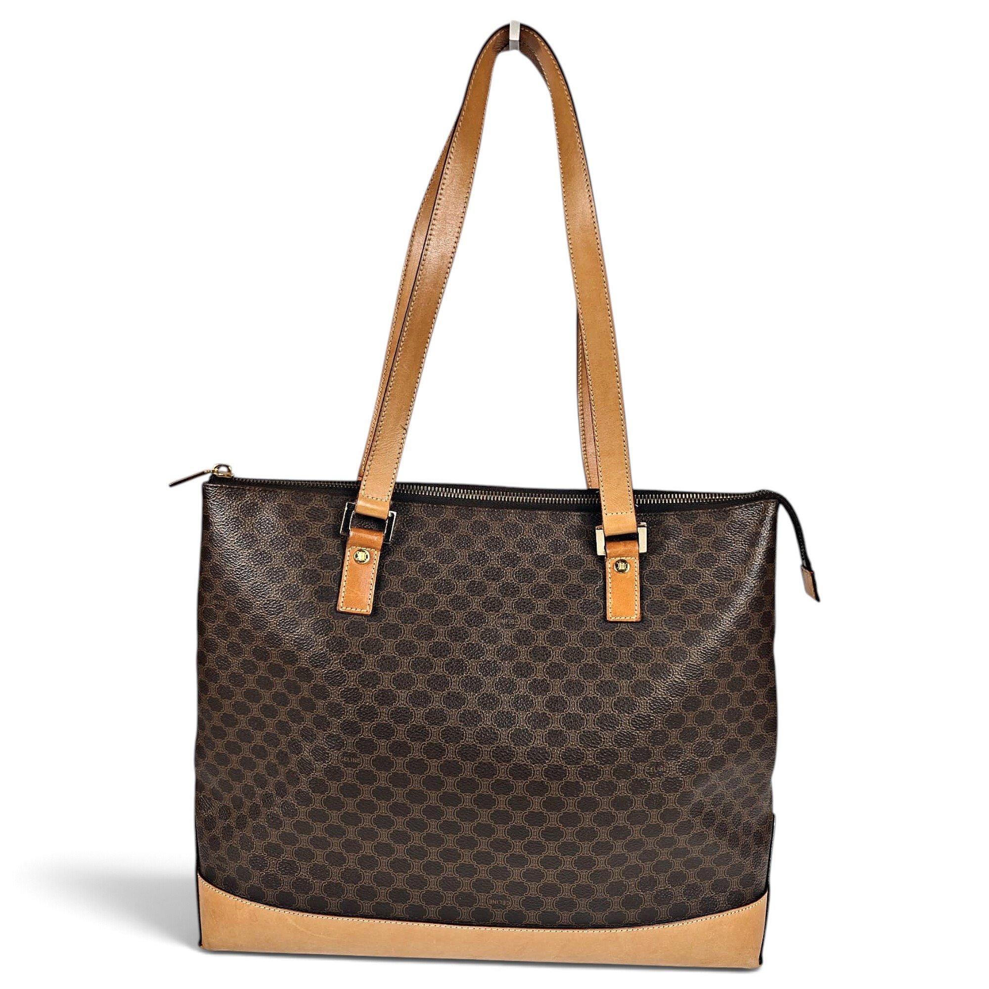 Leather tote
