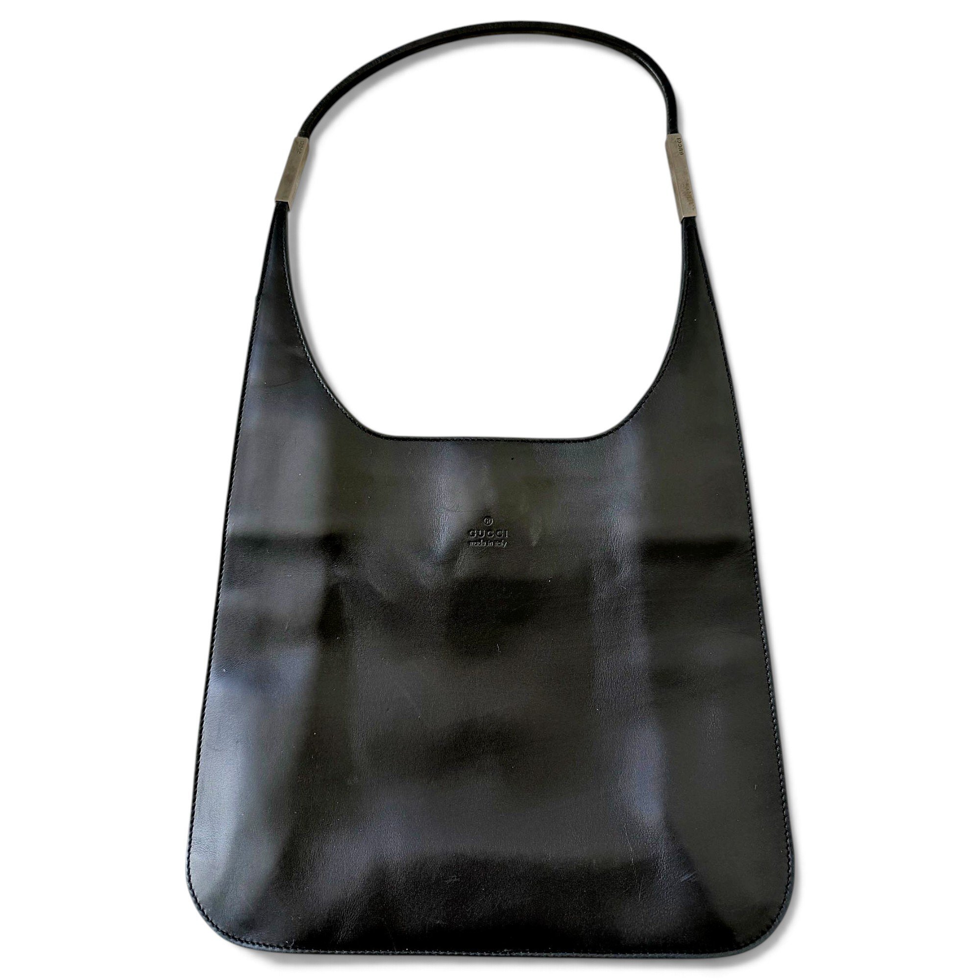 Hobo leather handbag