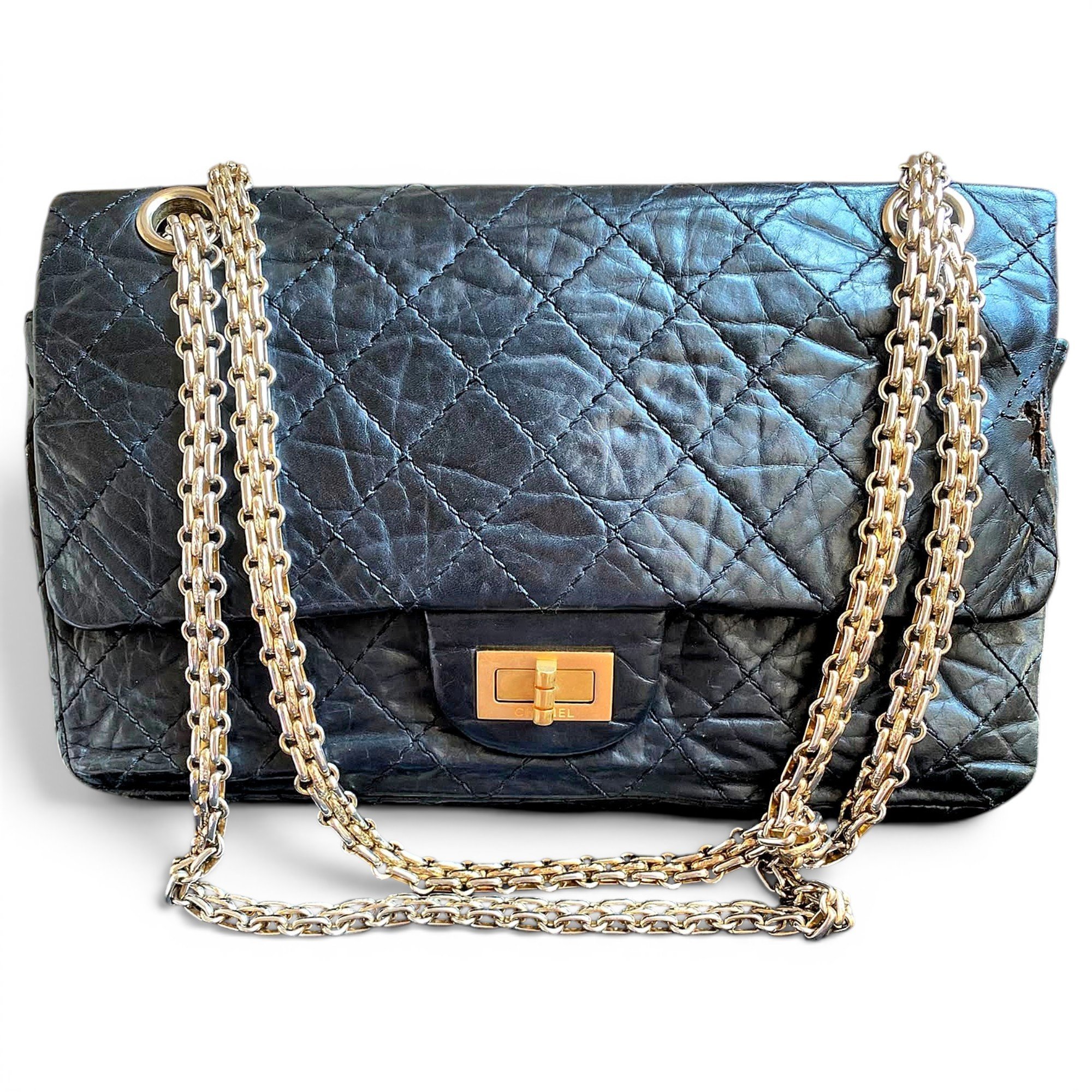 Chanel 2.55 leather handbag