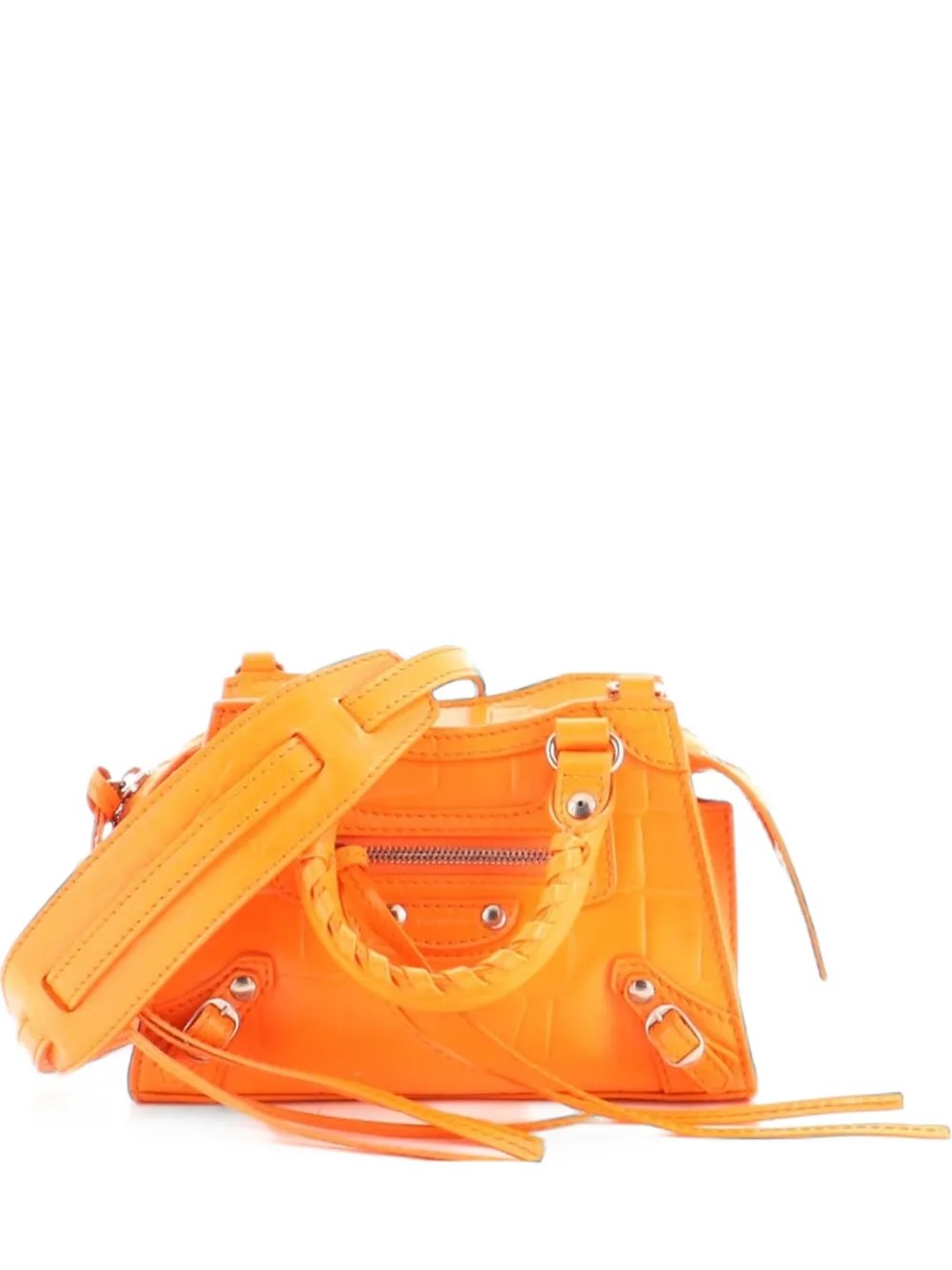 Balenciaga Neo Classic City Bag Crocodile Embossed Leather Nano crossbody bag