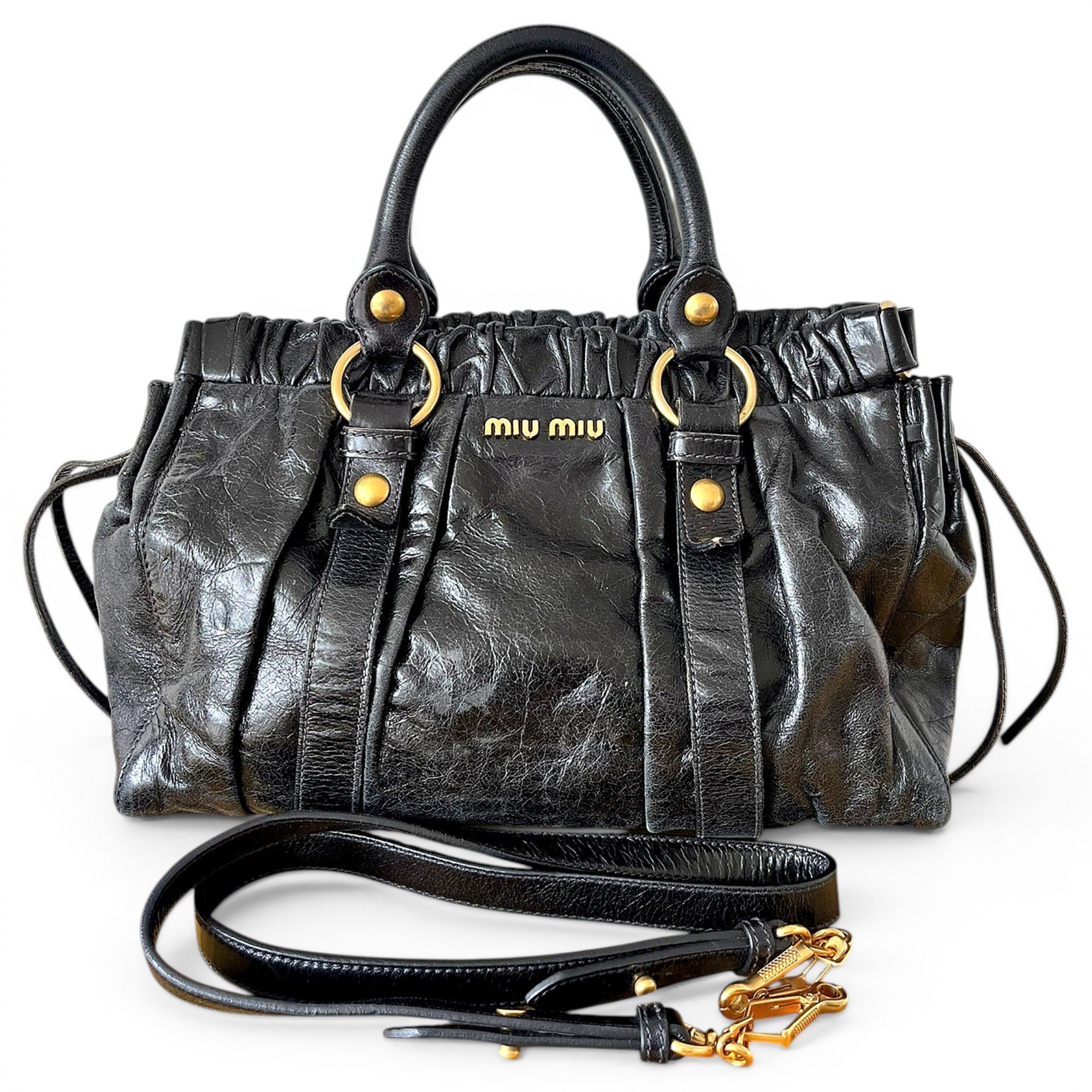 Vitello leather handbag