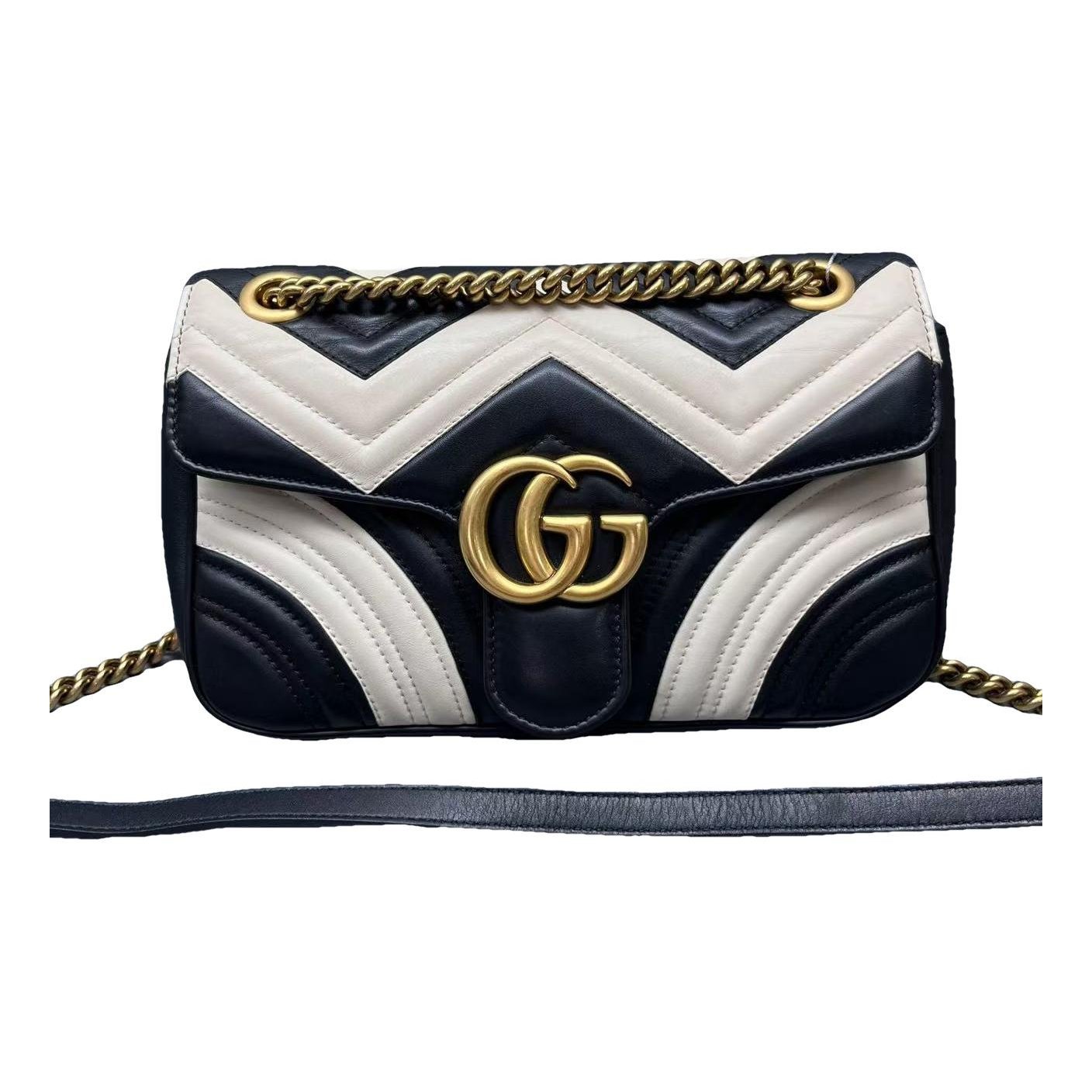 GG Marmont Flap leather crossbody bag