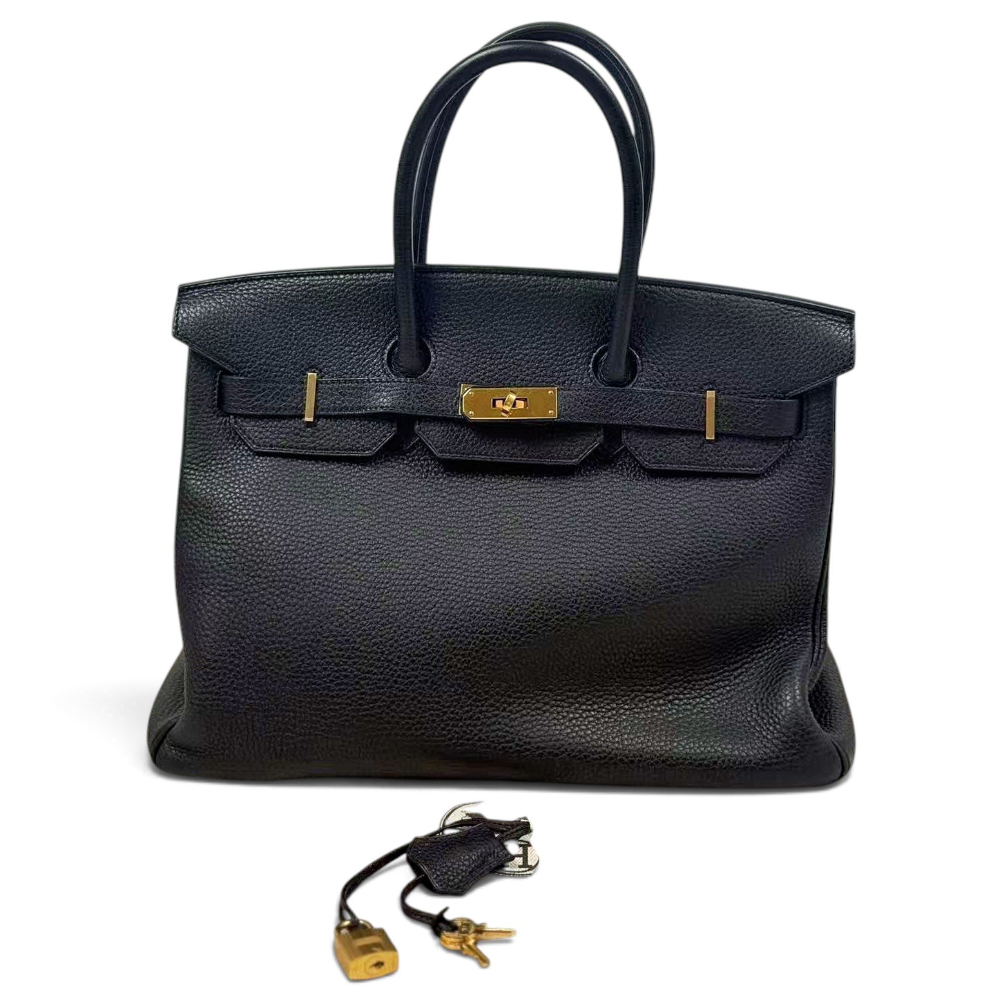 Birkin 35 leather handbag