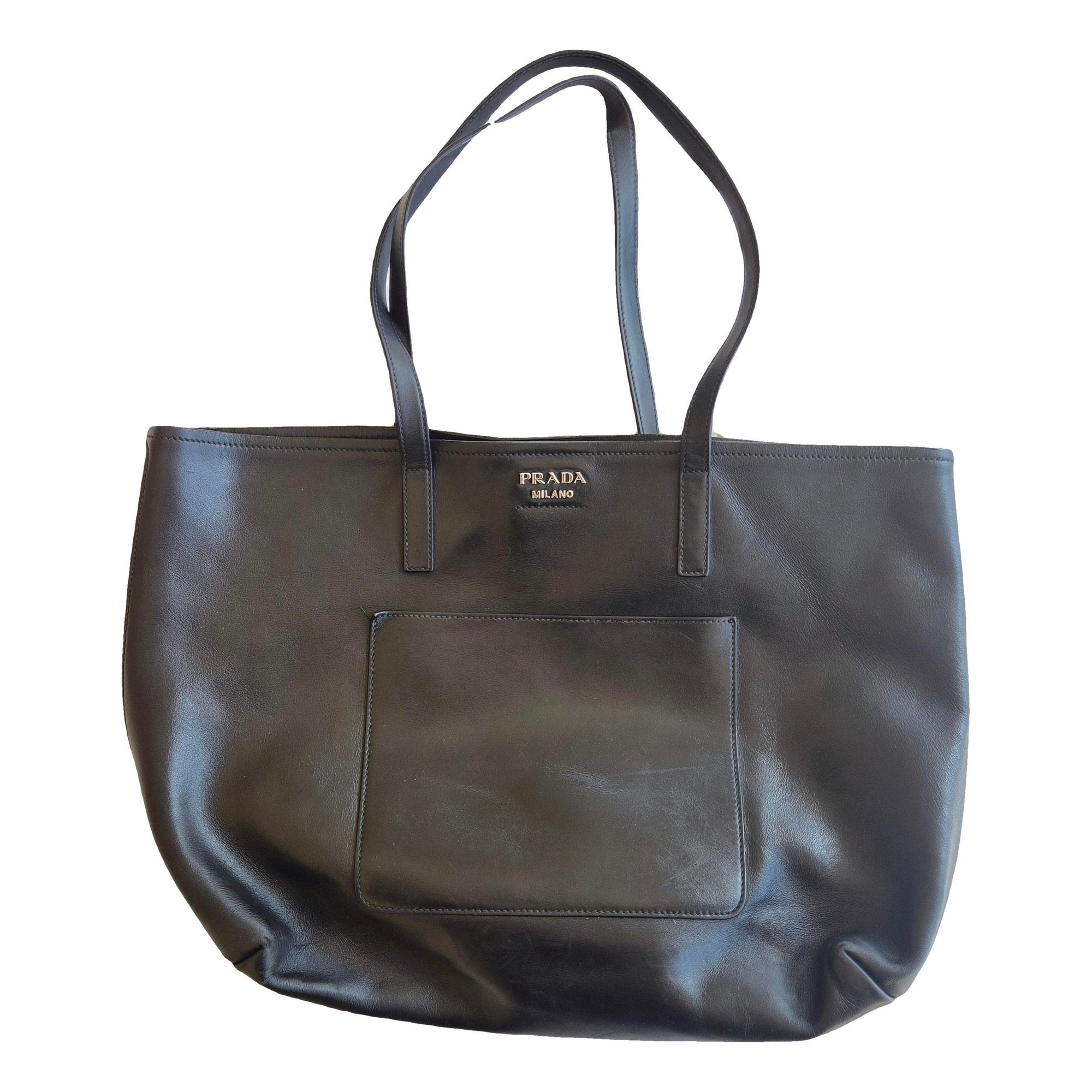 Leather tote