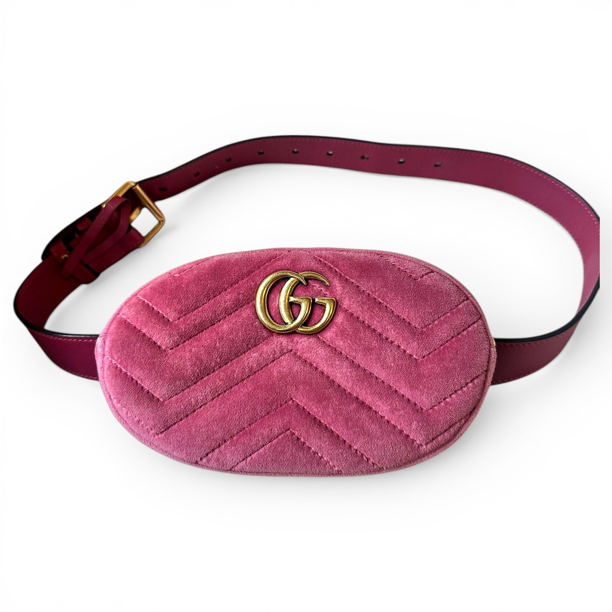 Marmont velvet crossbody bag