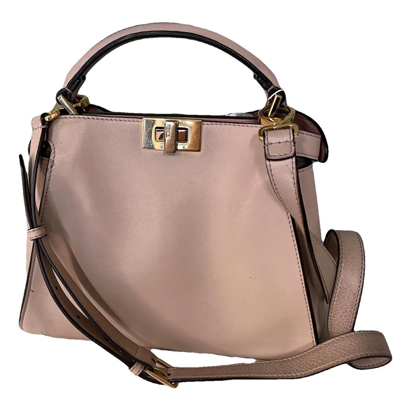 Peekaboo Essentially leather crossbody bag